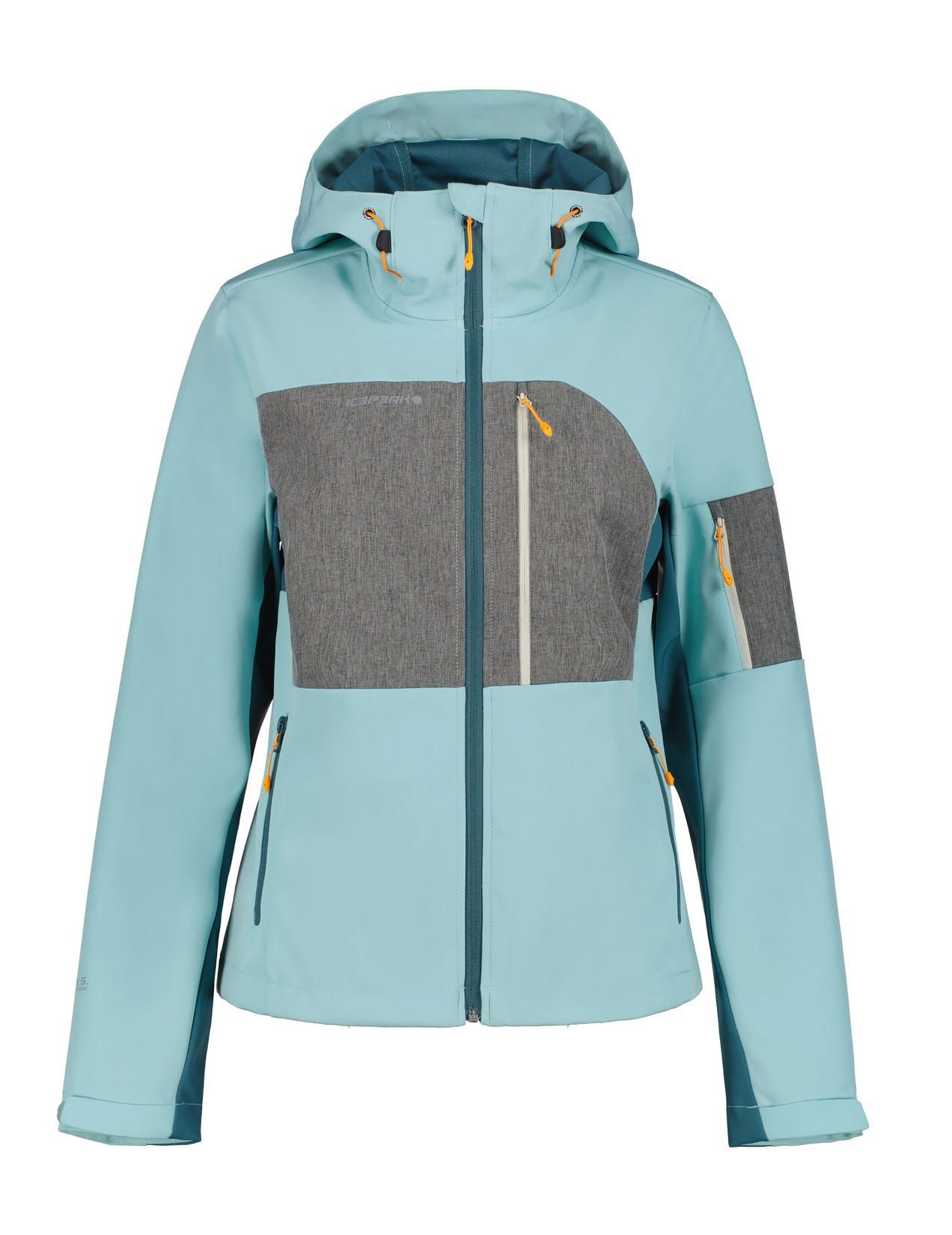 Light Turquoise / Grey Women Icepeak Burley Softshell Jacket | USA-BCW173658