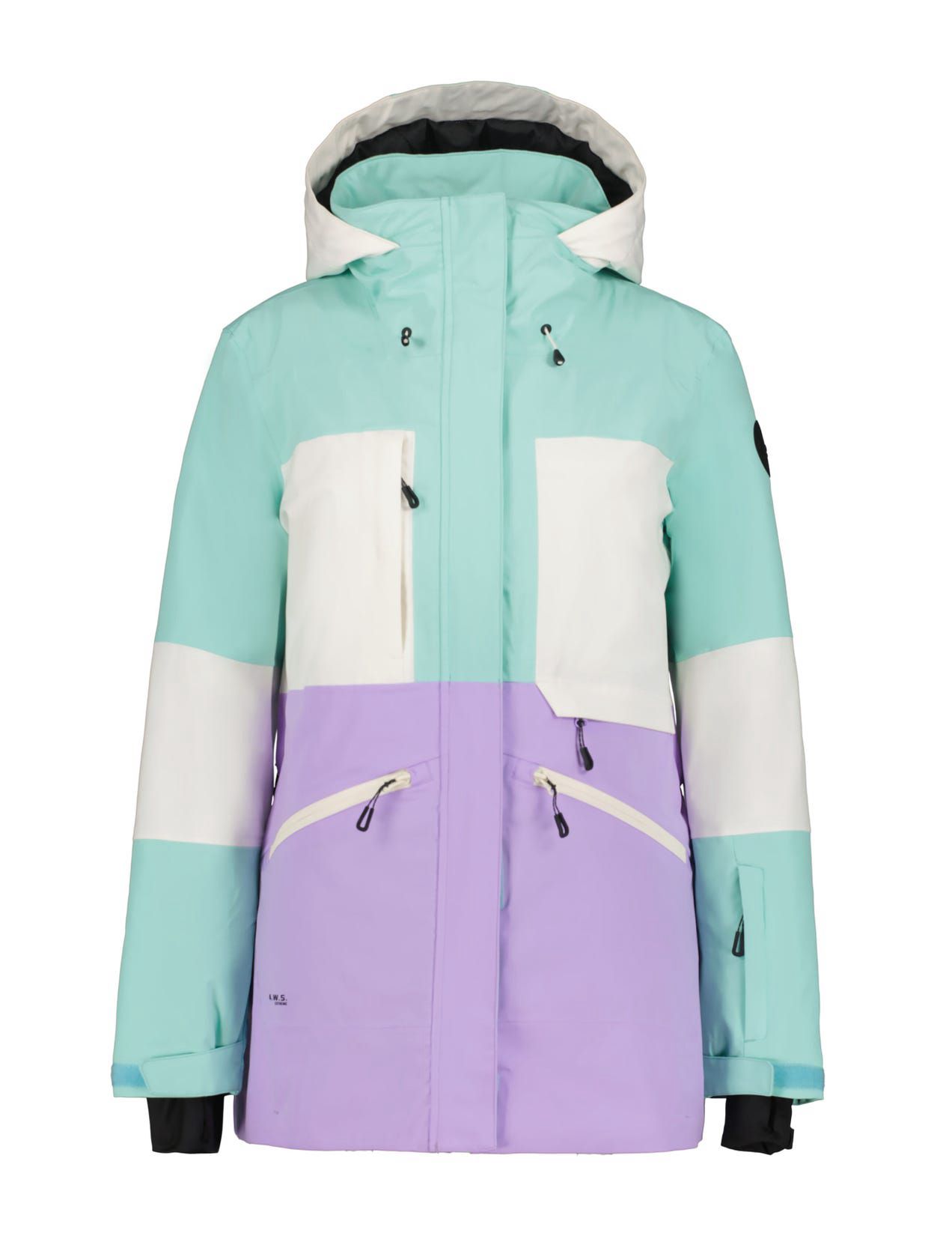 Light Turquoise / Purple Women Icepeak Curran Waterproof Padded Ski Jacket | USA-HRB803261