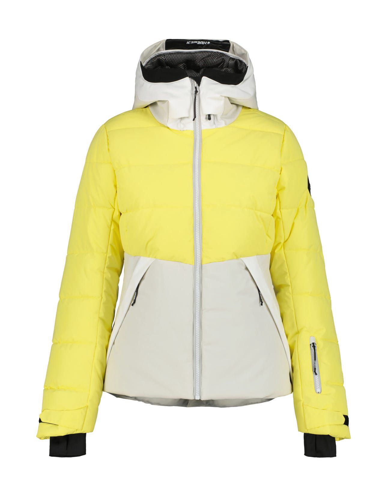 Light Yellow Women Icepeak Eden Ski Jacket | USA-TMG062731