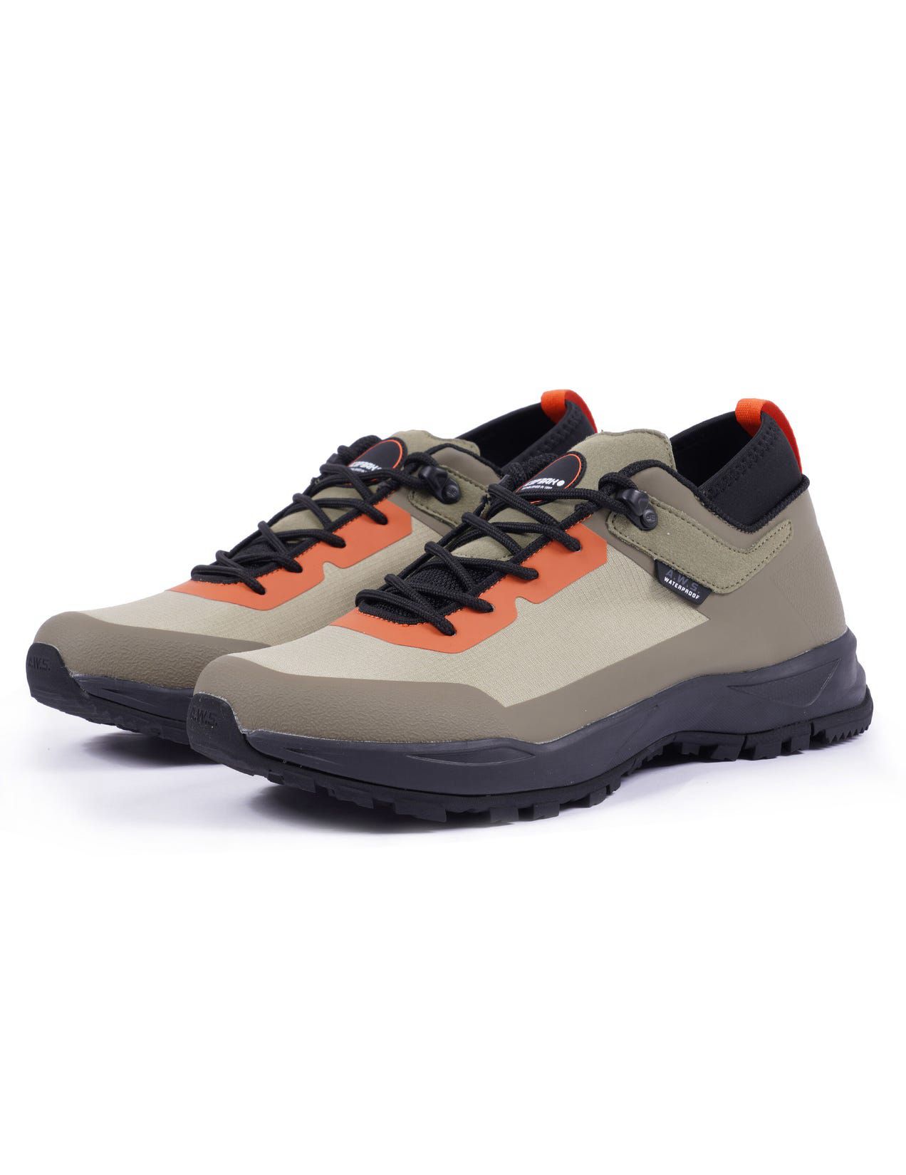 Olive Men Icepeak Adair Low-cut Hiking Shoes | USA-ZIW463270