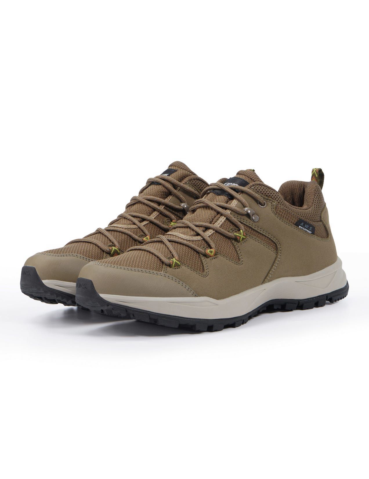 Olive Men Icepeak Ahola Low-cut Hiking Shoes | USA-WMN723405