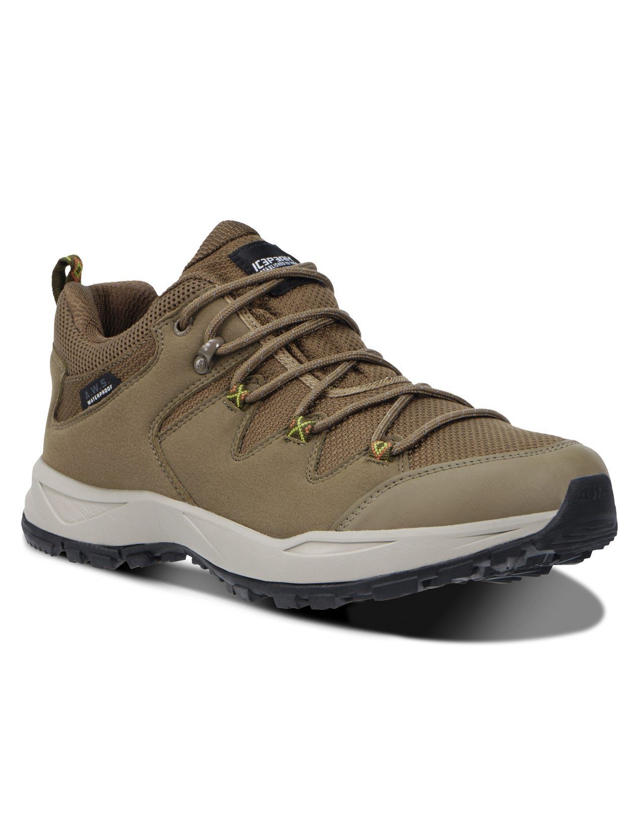 Olive Men Icepeak Ahola Low-cut Hiking Shoes | USA-WMN723405