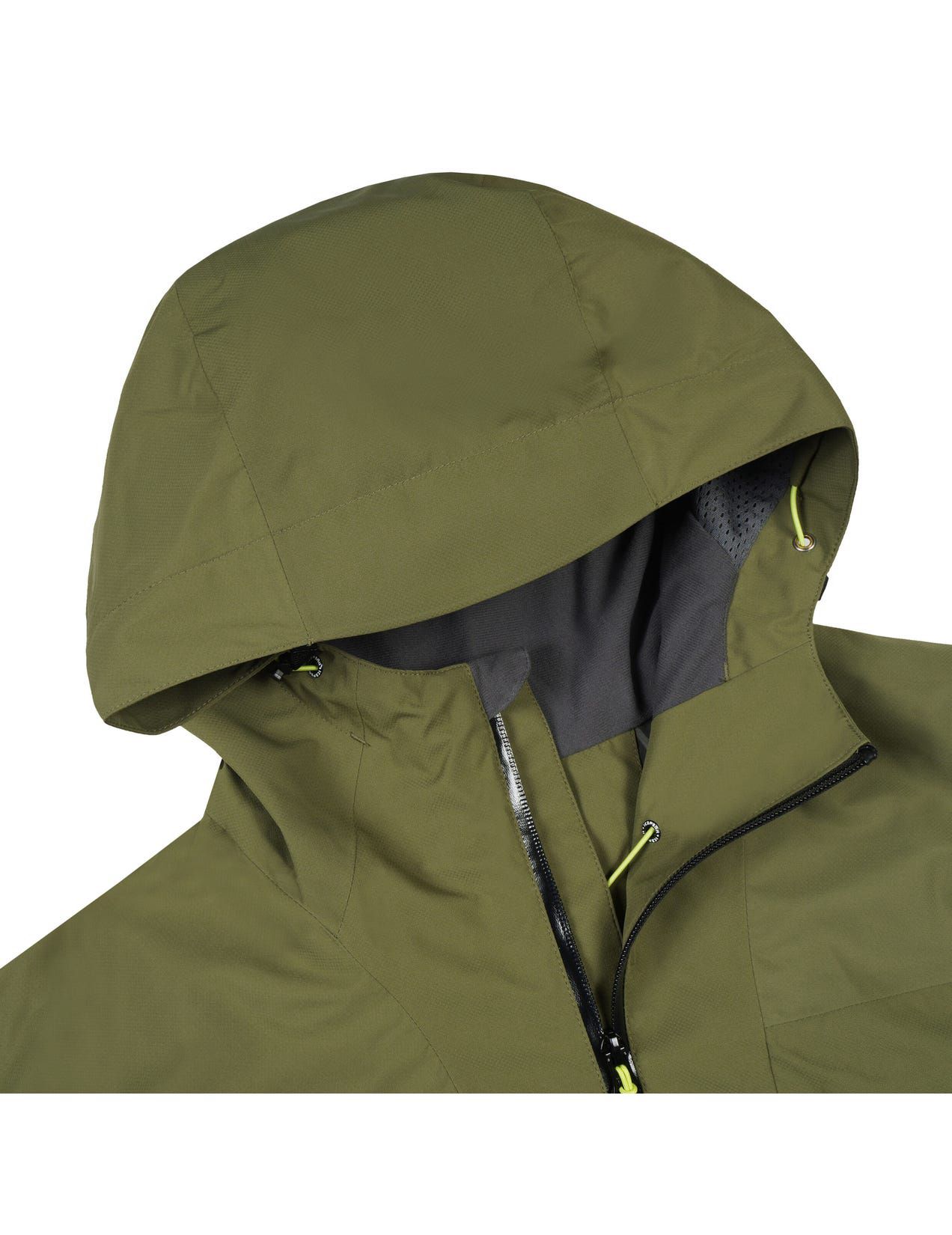 Olive Men Icepeak Bangs Jacket | USA-SFJ209137