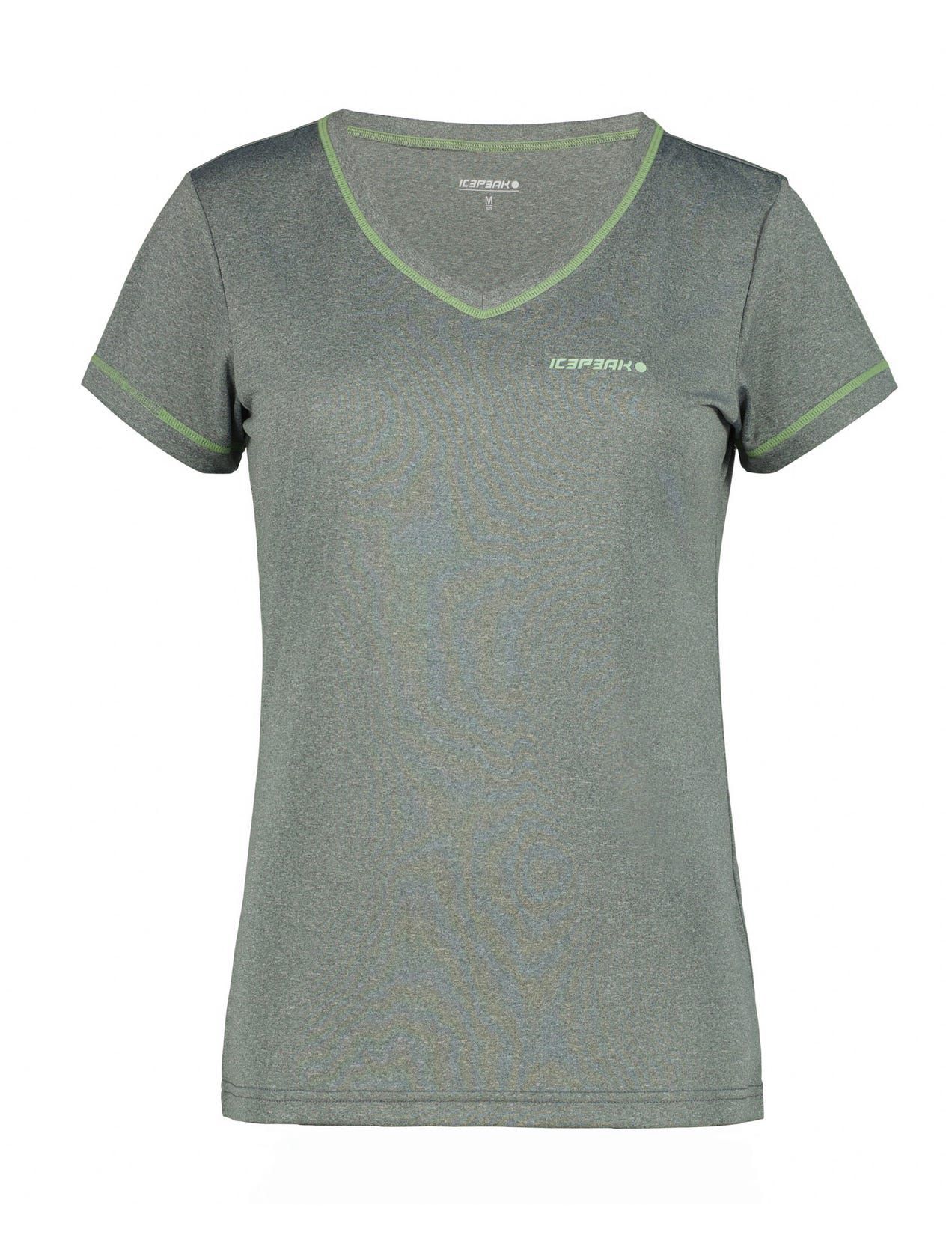 Olive Women Icepeak Beasley T-Shirt | USA-JIV038671