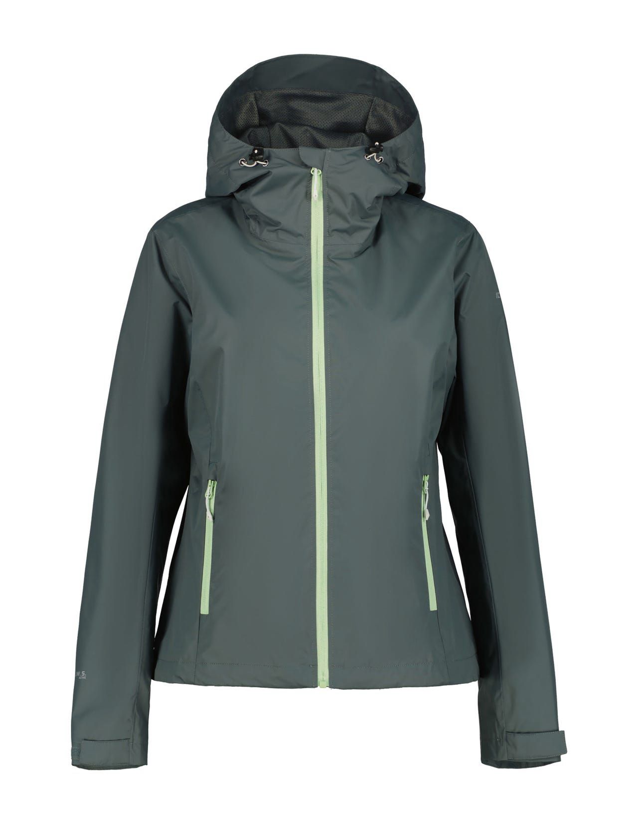 Olive Women Icepeak Branchville Jacket | USA-MQH026483