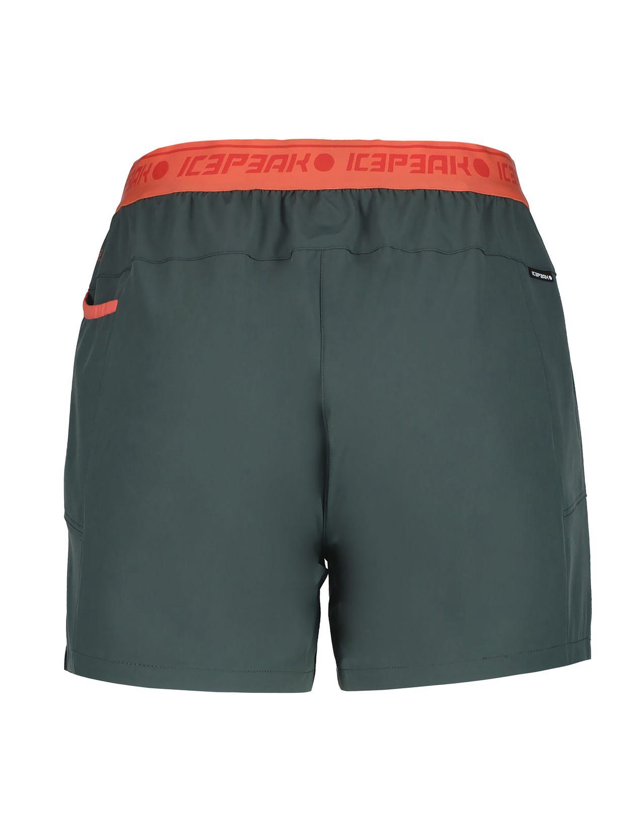 Olive Women Icepeak Brea Shorts | USA-APO384612