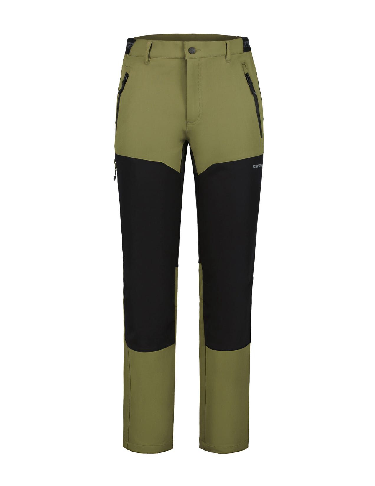 Olive / Black Men Icepeak Belgrade Pants | USA-WNE964213