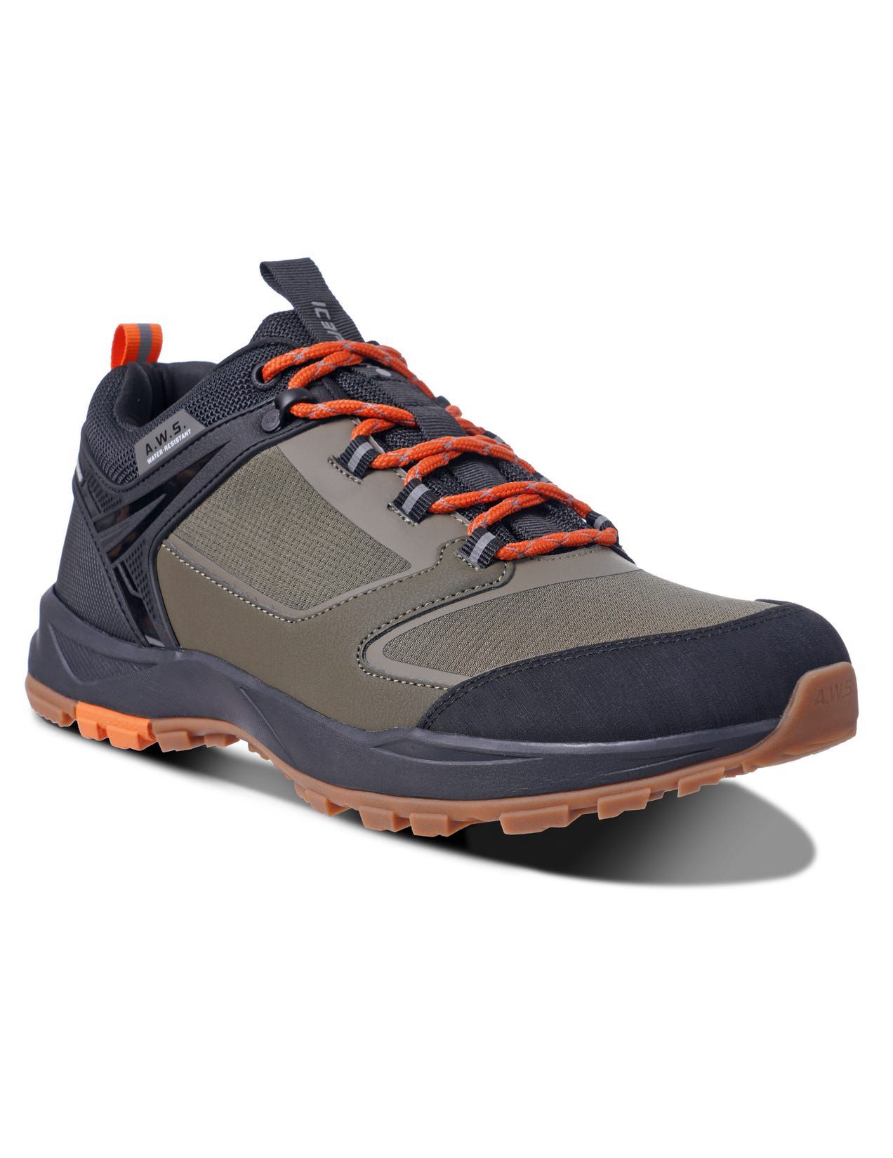 Olive / Dark Grey Men Icepeak Adour2 Low-cut Hiking Shoes | USA-YHV104859