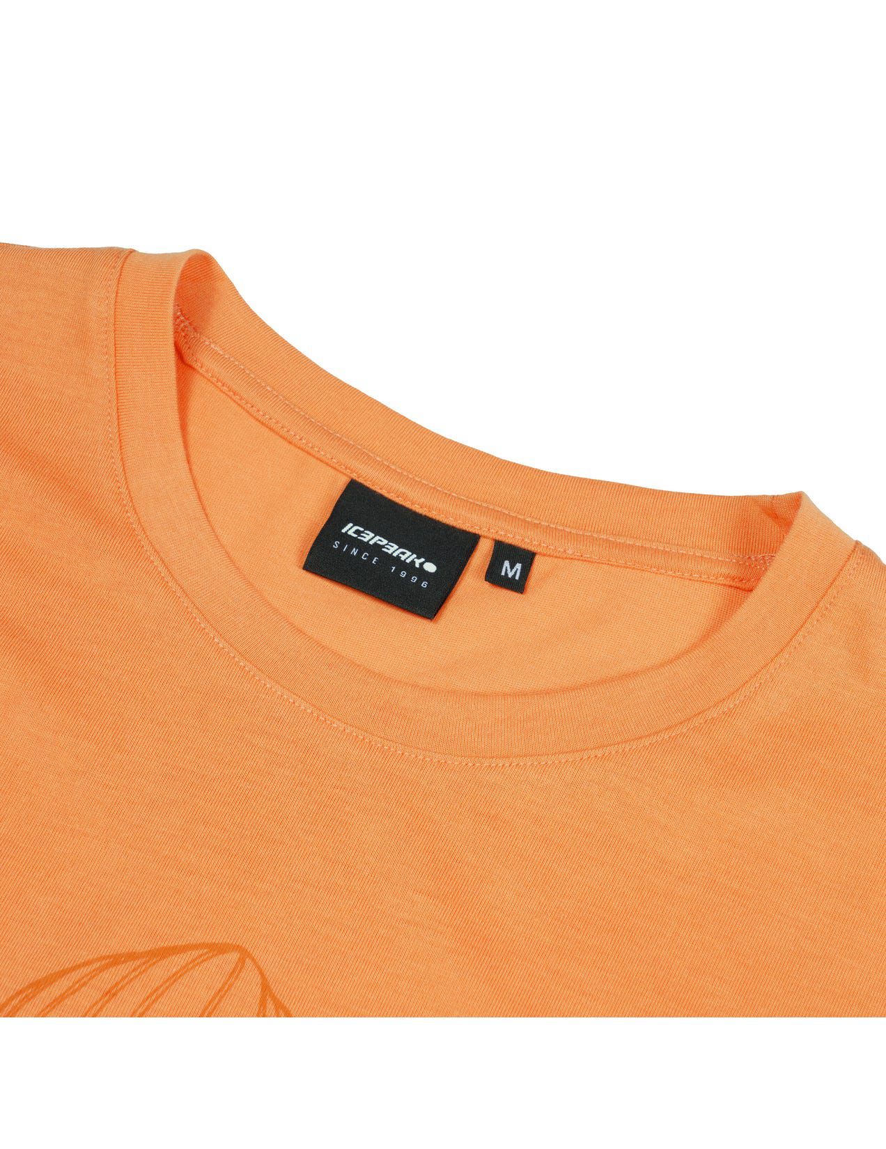 Orange Men Icepeak Aikema T-Shirt | USA-RAS765423