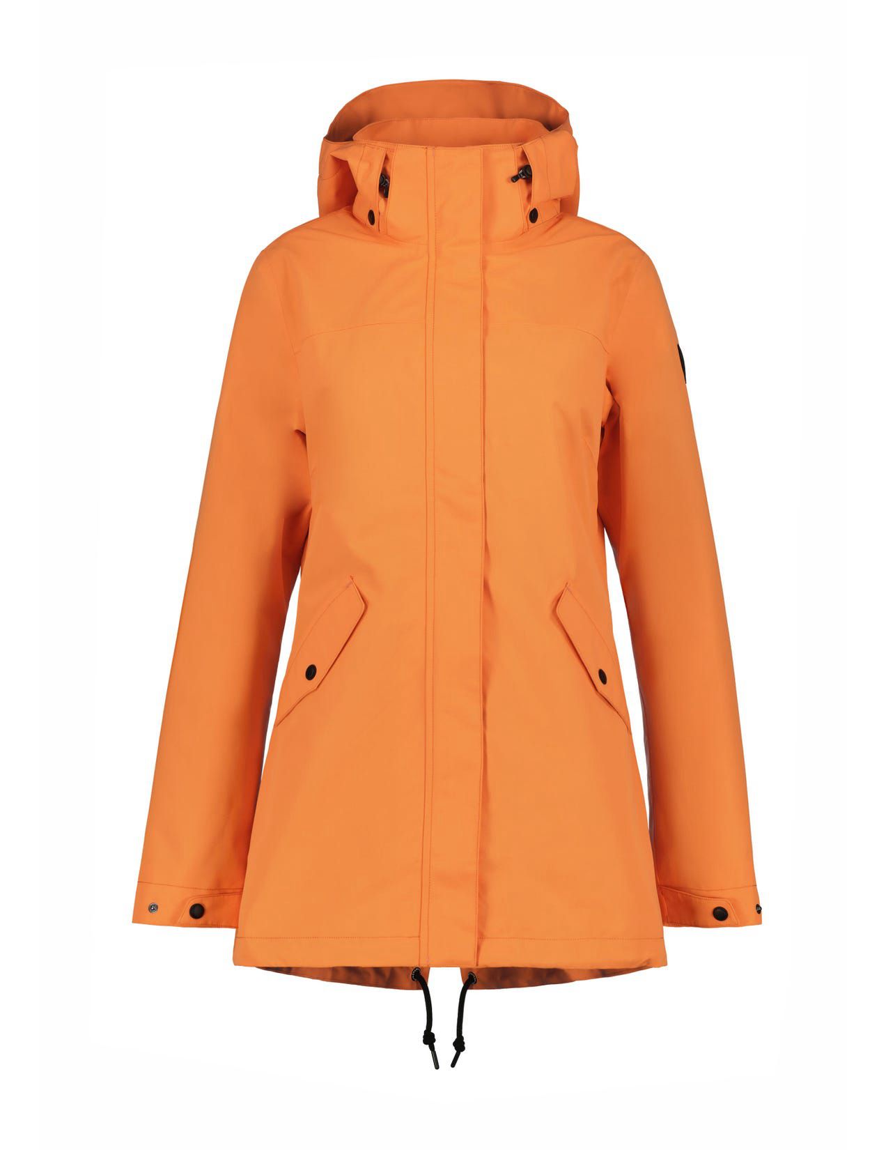 Orange Women Icepeak Addis Waterproofed Outdoor Coat | USA-JMQ538492