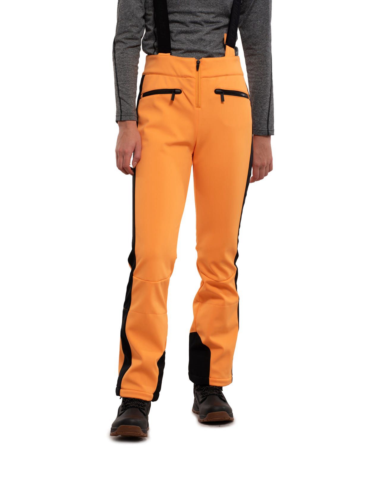 Orange Women Icepeak Ellsworth Softshell Ski Pants | USA-ZWH048973