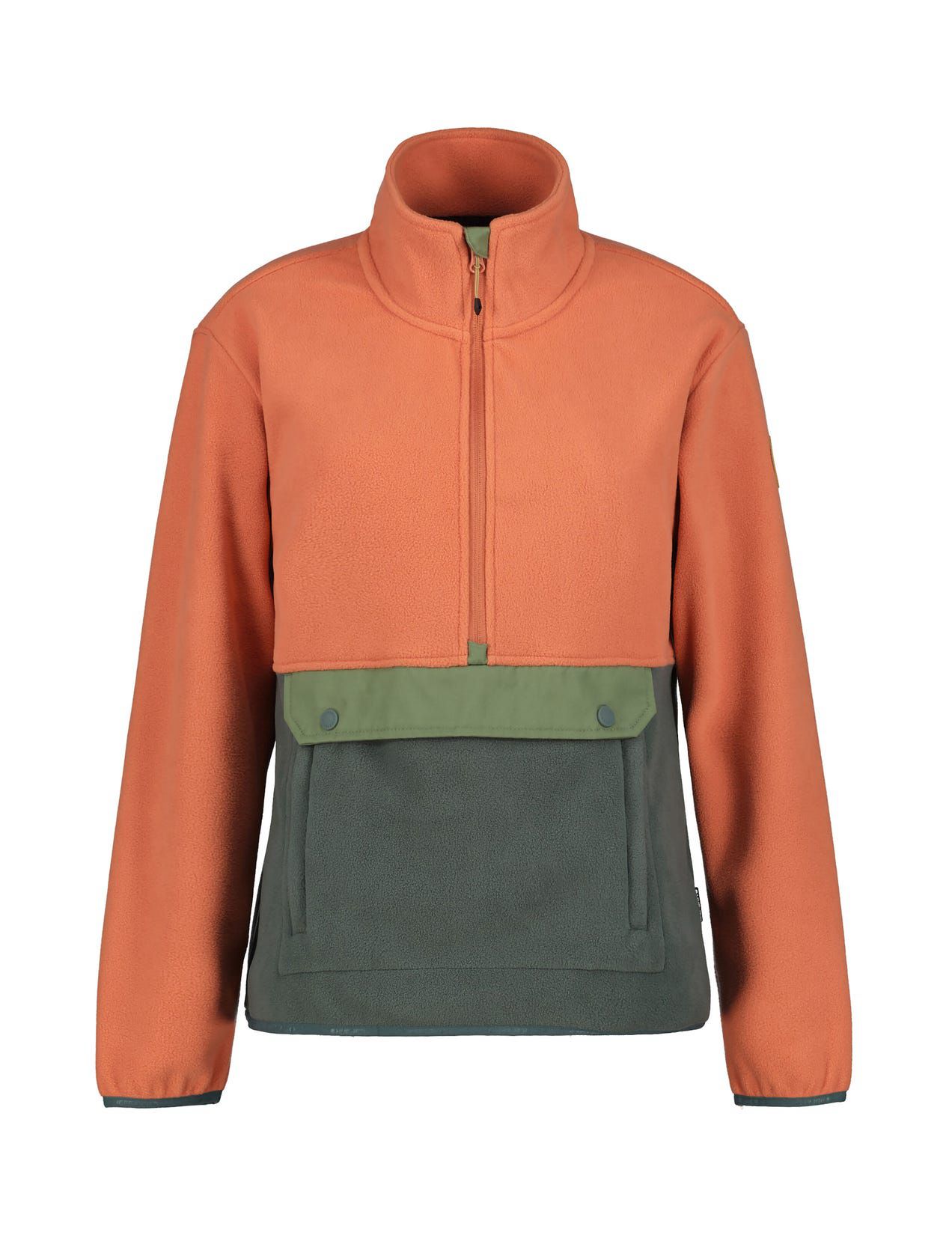 Orange / Green Women Icepeak Maywood Fleece Jacket | USA-KFV985106