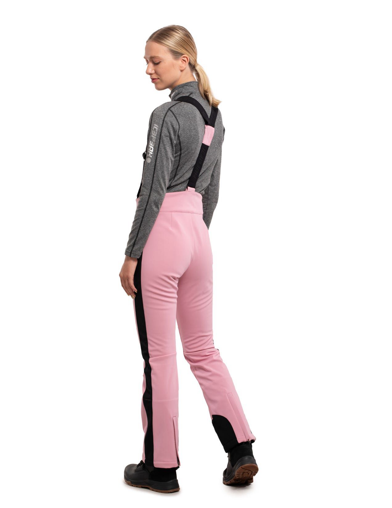 Pink Women Icepeak Ellsworth Softshell Ski Pants | USA-HXE027368