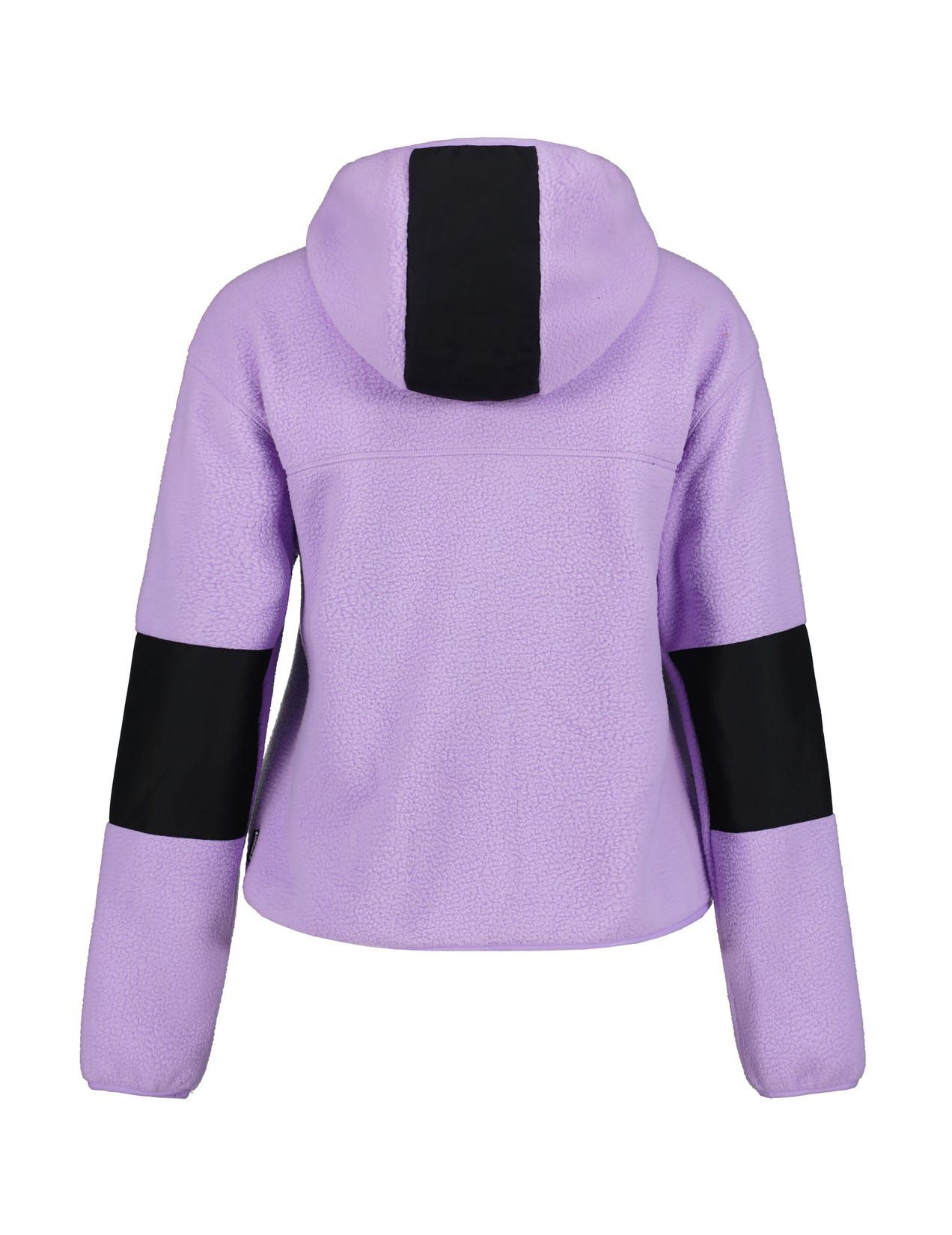 Purple / Black Women Icepeak Capri Fleece Jacket | USA-DCQ932815