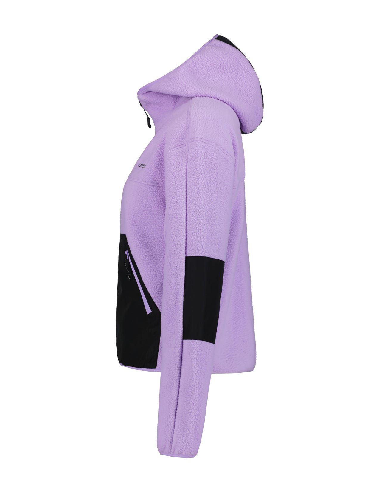 Purple / Black Women Icepeak Capri Fleece Jacket | USA-DCQ932815