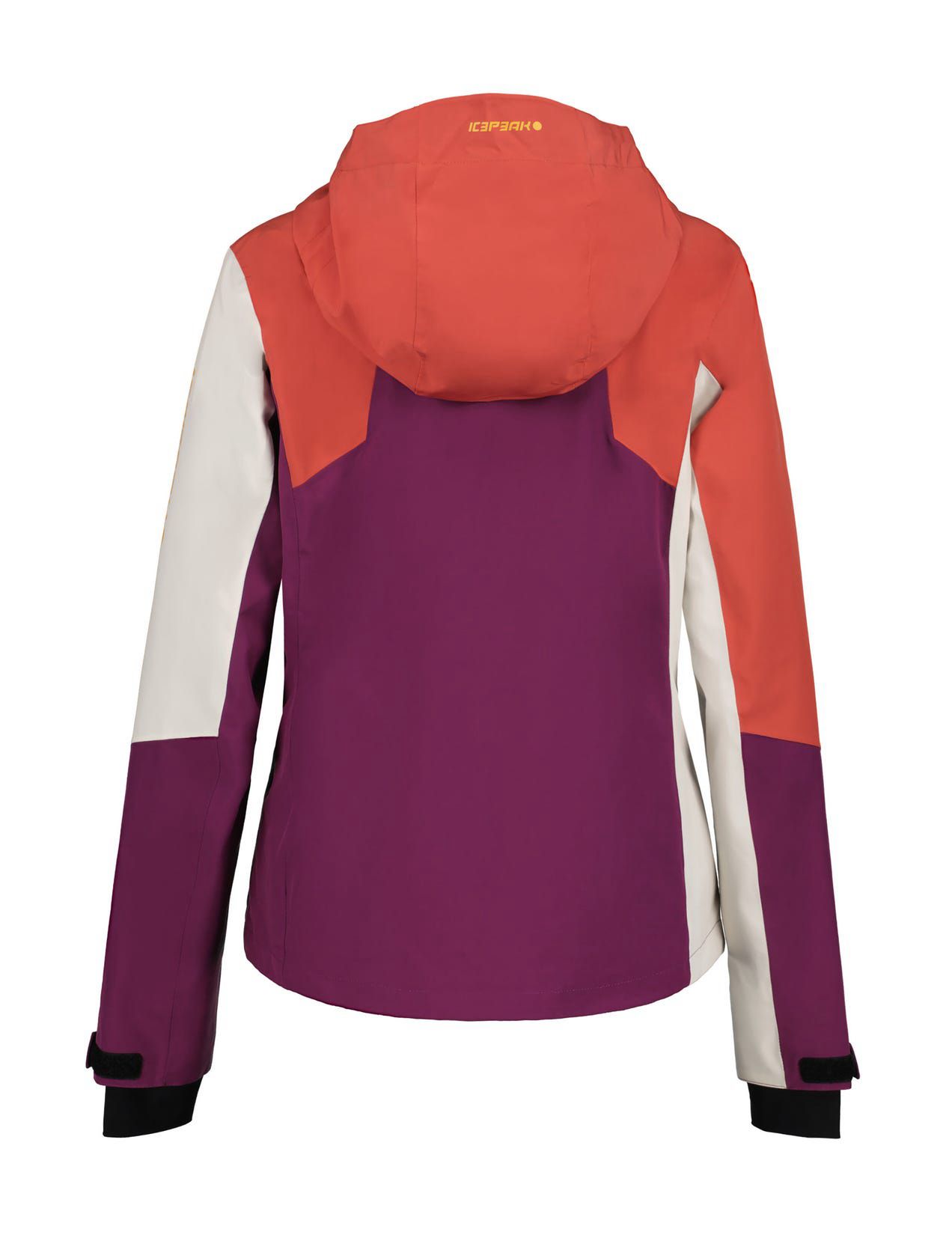 Purple / Orange Women Icepeak Delavan Waterproof And Breathable Shell Ski Jacket | USA-LVO085341