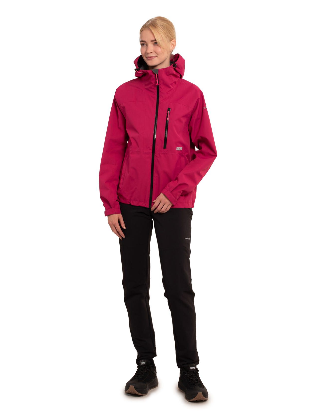 Raspberry Women Icepeak Bandera Jacket | USA-YWX295687