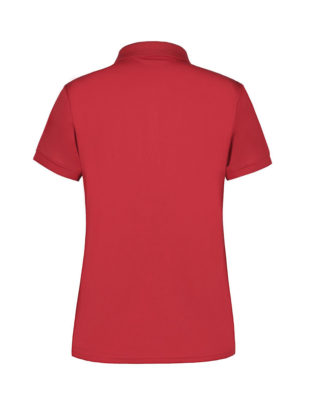 Red Women Icepeak Bayard Sporty Short-sleeved Polo Shirt | USA-AWN148570