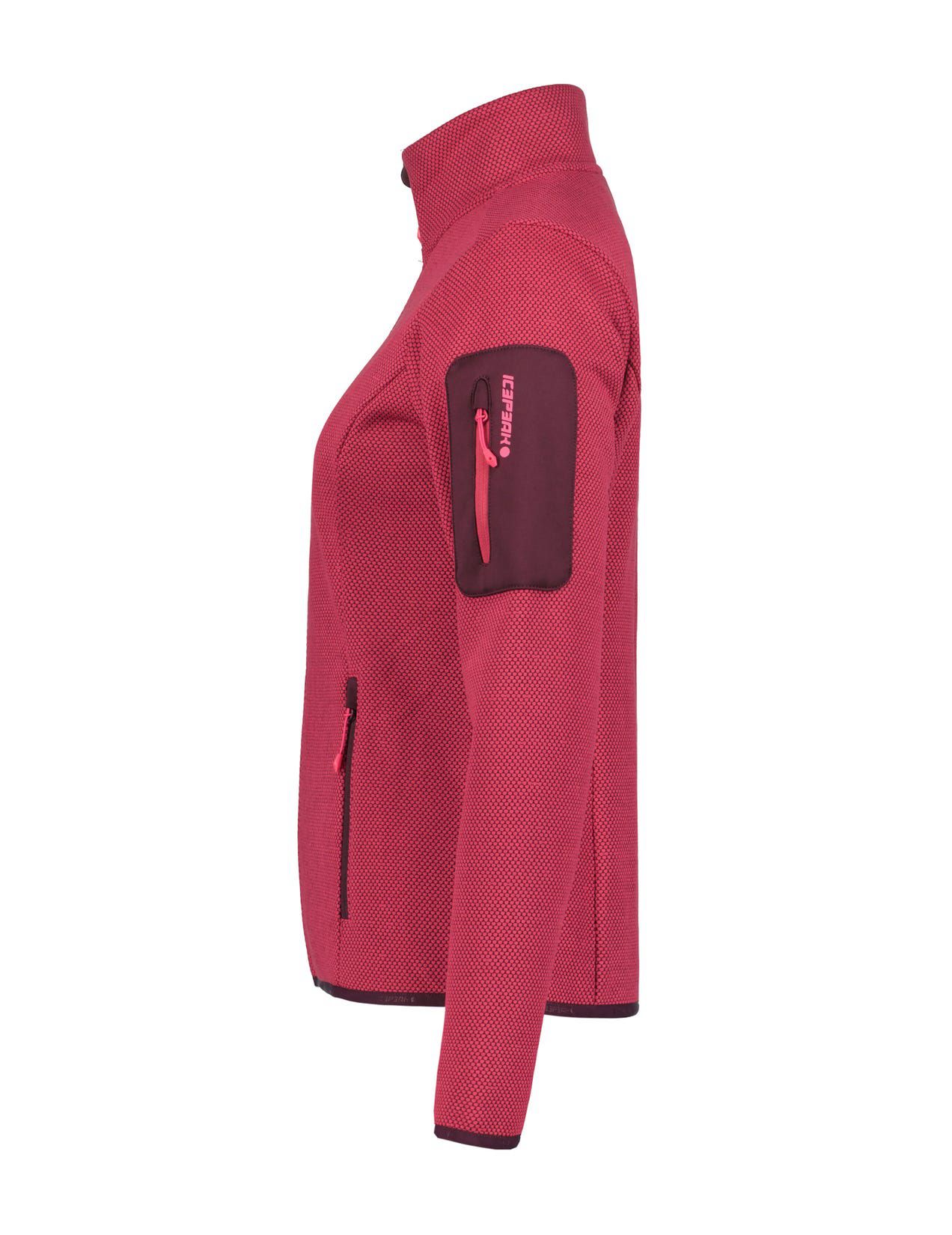 Red Women Icepeak Bowersville Midlayer Jacket | USA-TWM075198