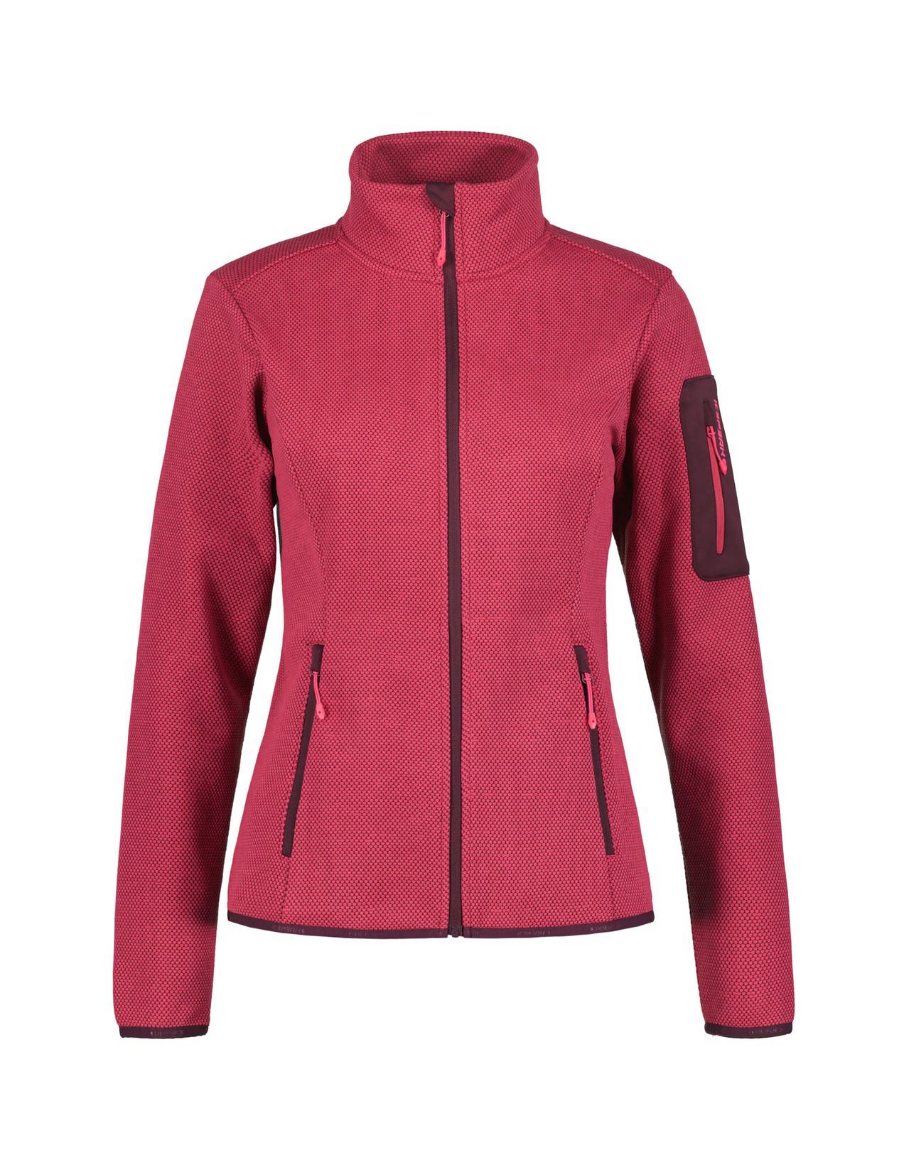 Red Women Icepeak Bowersville Midlayer Jacket | USA-TWM075198