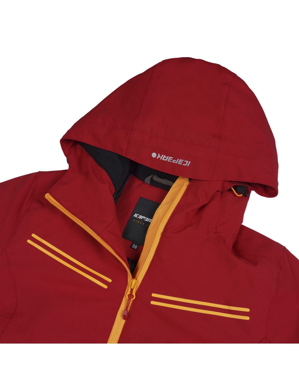 Red Women Icepeak Fife Ski Jacket | USA-ZSF054912