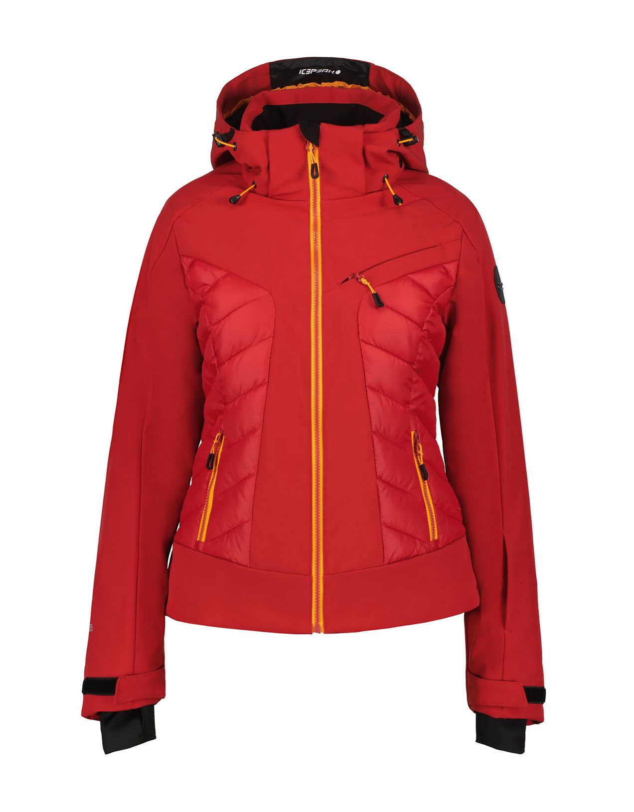 Red Women Icepeak Freital Insulated Softshell Ski Jacket | USA-YDU702684