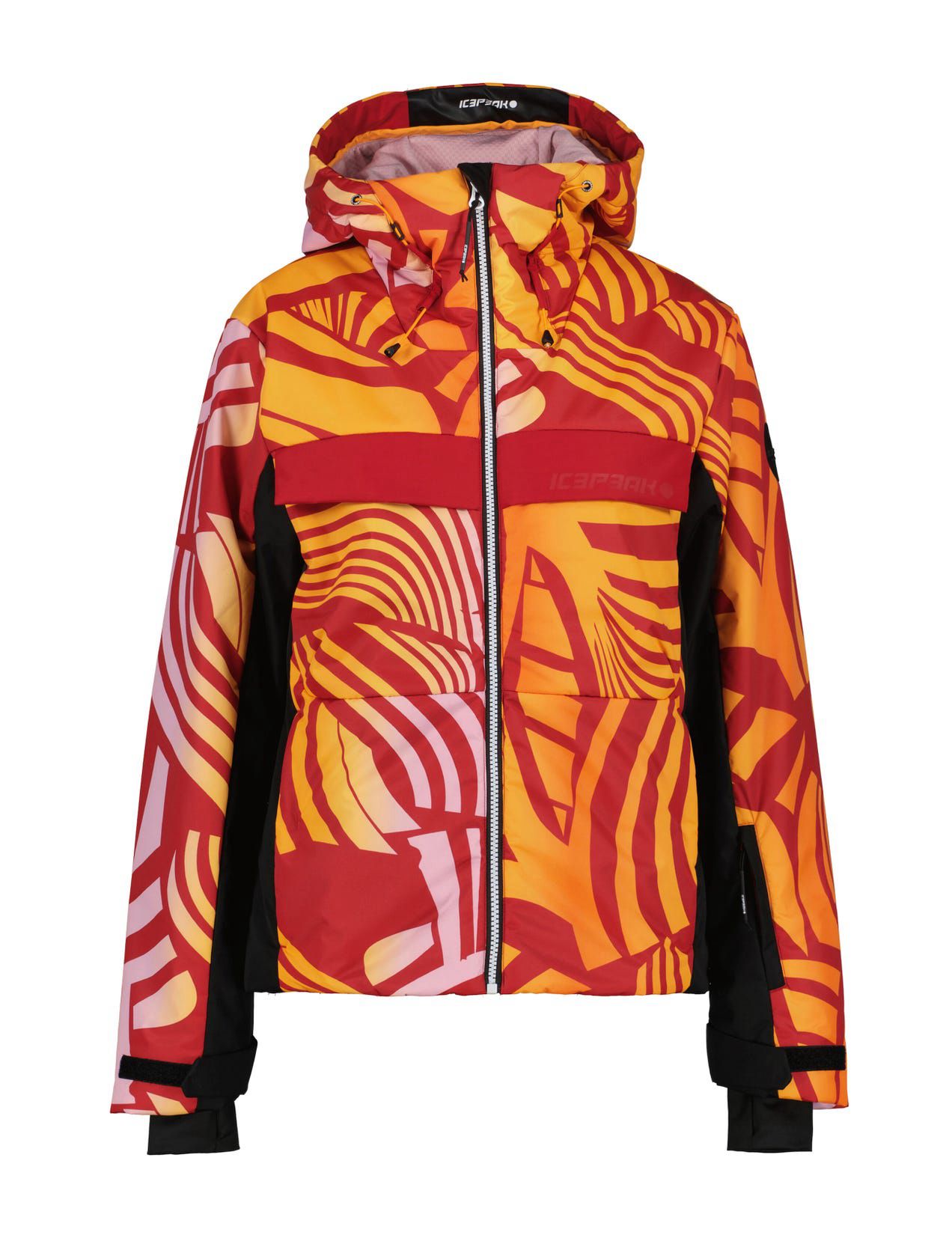 Red / Orange Women Icepeak Elida Ski Jacket | USA-WAY598143