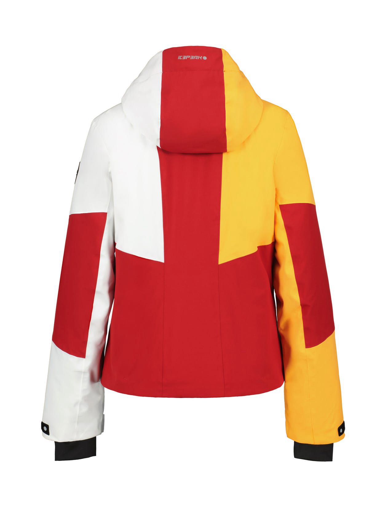 Red / White / Yellow Women Icepeak Fithian Ski Jacket | USA-PCN427380