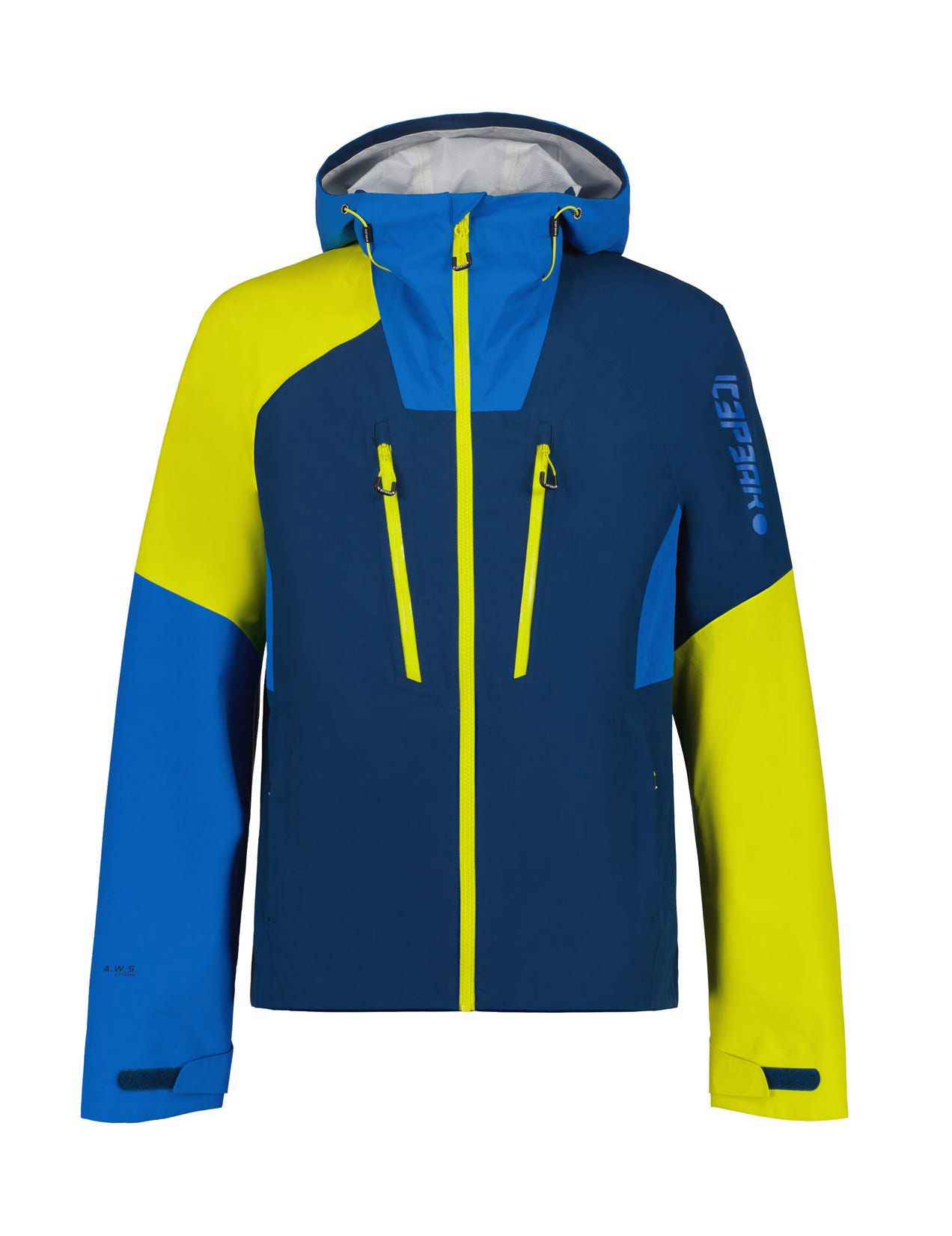 Royal Blue / Green Men Icepeak Dawson Softshell Jacket | USA-AGX057341