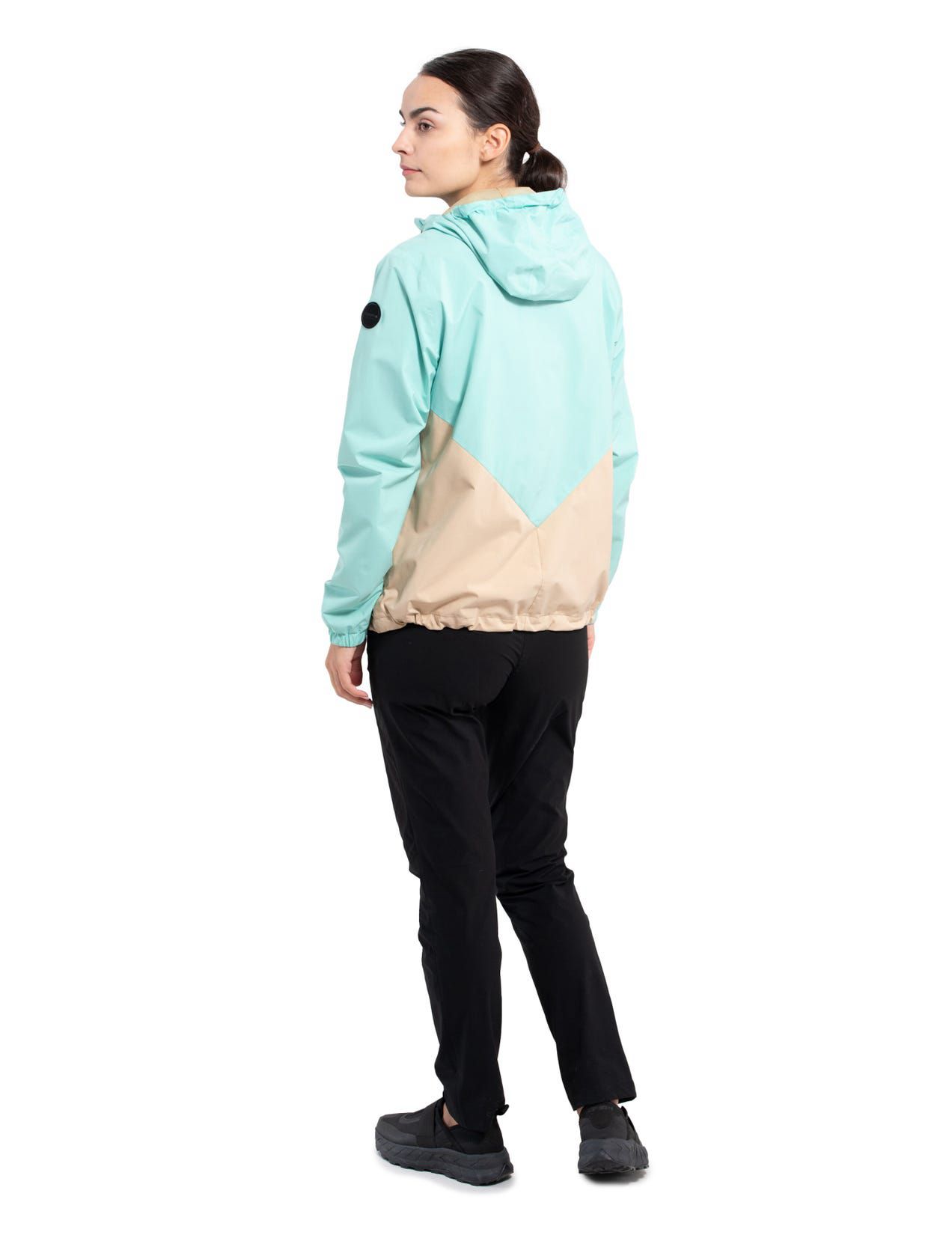 Turquoise / Beige Women Icepeak Achin Jacket | USA-CLU370564