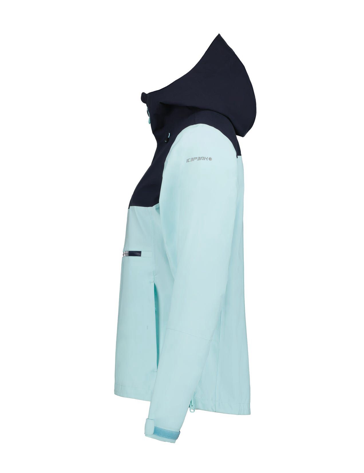 Turquoise / Navy Women Icepeak Bingen Anorak Jacket | USA-UBT981635