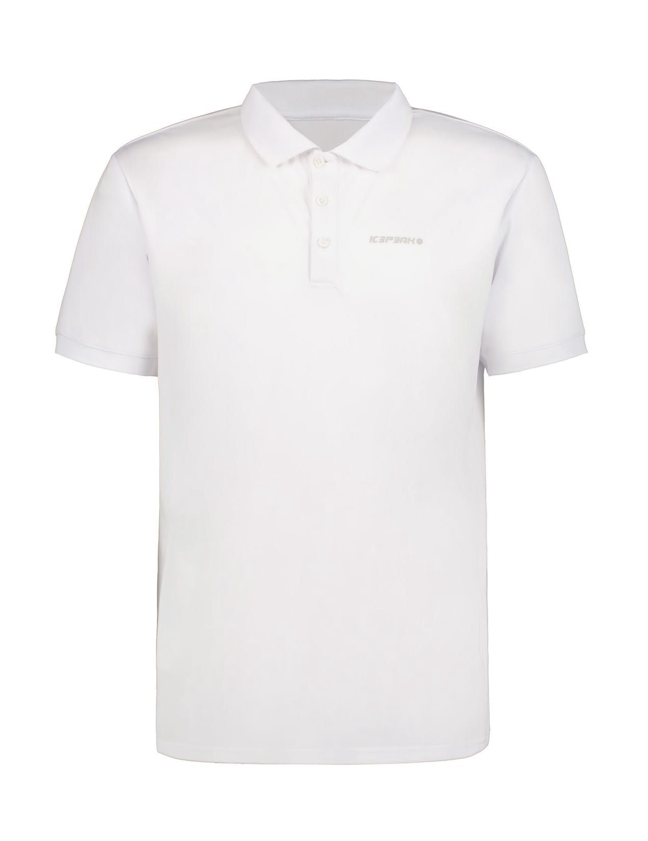 White Men Icepeak Bellmont Polo Shirt | USA-WVF956018