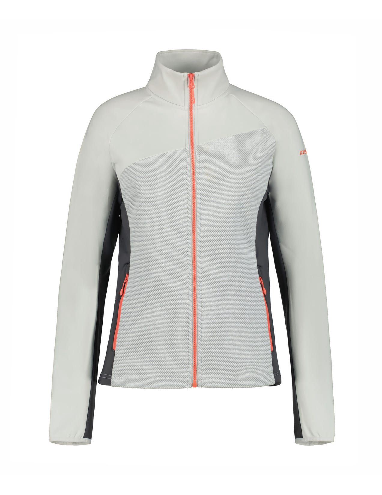 White Women Icepeak Ballwin Midlayer Jacket | USA-BDM258943