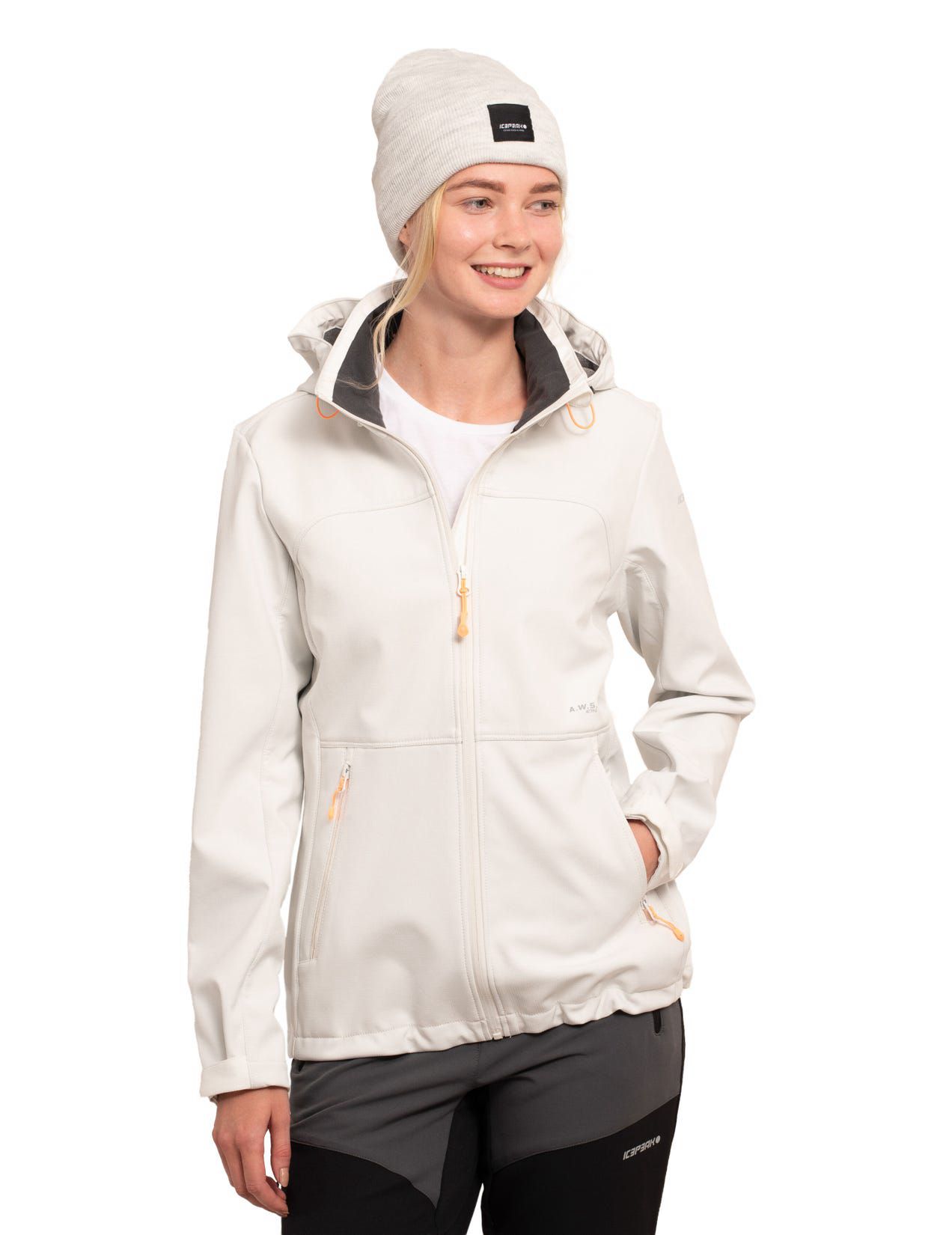 White Women Icepeak Beebe Jacket | USA-KTS936278