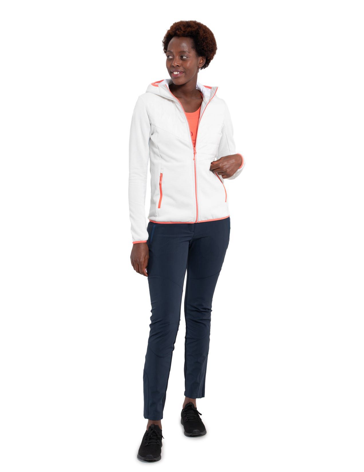 White Women Icepeak Borna Midlayer Jacket | USA-DNQ084539