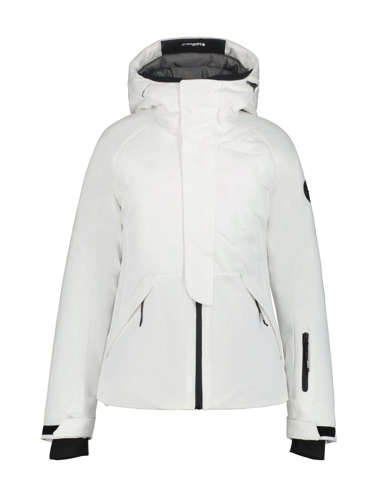 White Women Icepeak Elsah Ski Jacket | USA-BPA528413