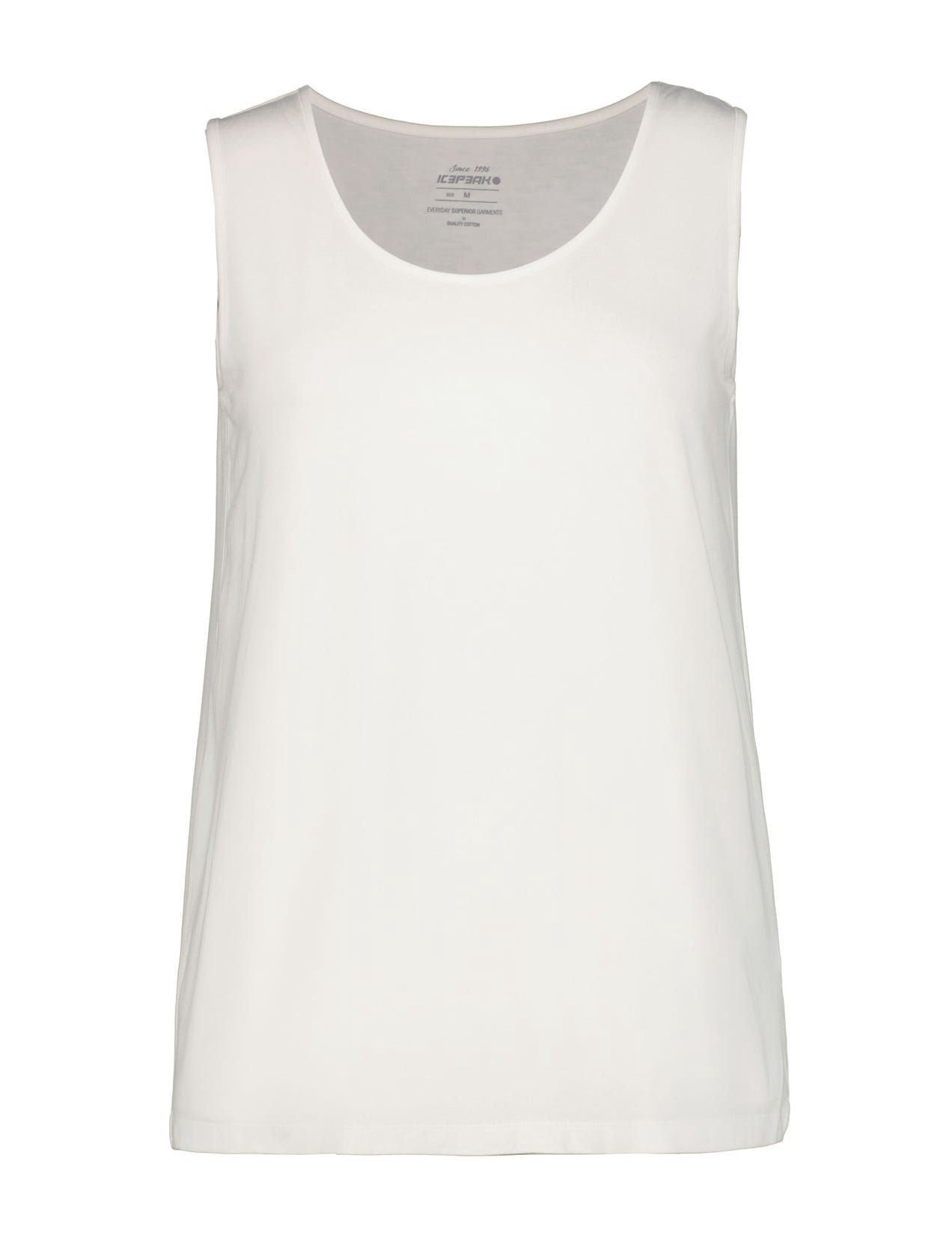 White Women Icepeak Ivey Tank Top | USA-KYE147396