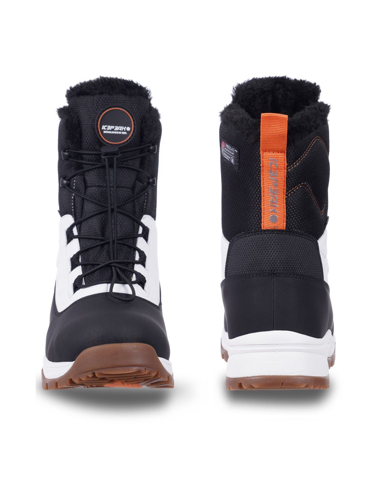 White / Black Women Icepeak Alofi Winter Boots | USA-ATF826504