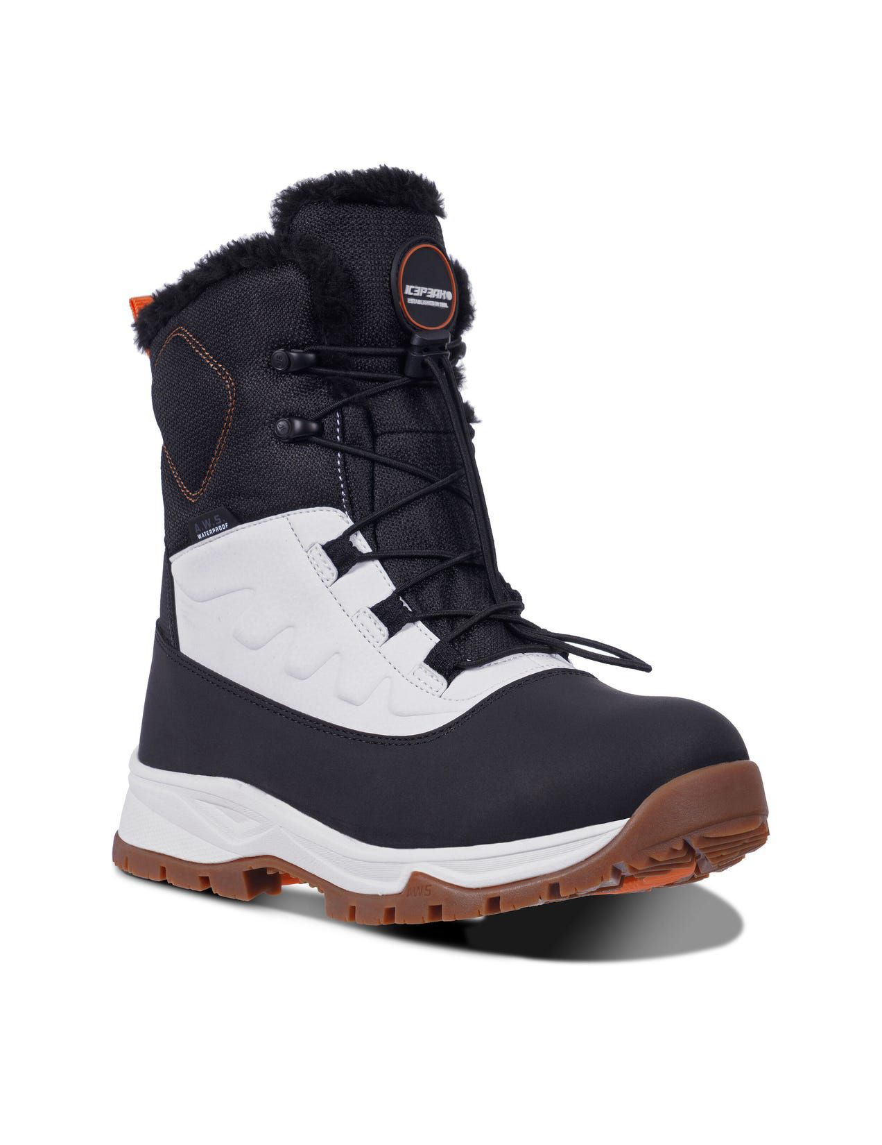 White / Black Women Icepeak Alofi Winter Boots | USA-ATF826504