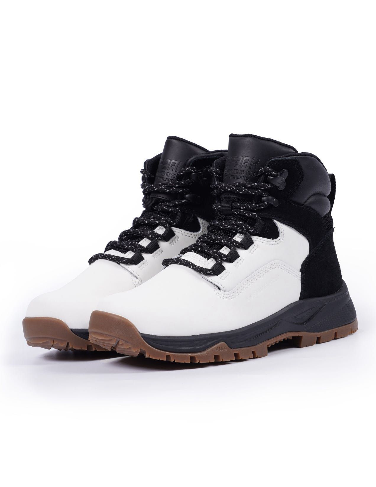 White / Black Women Icepeak Anabar Mid-cut Hiking Boots | USA-FQP209341