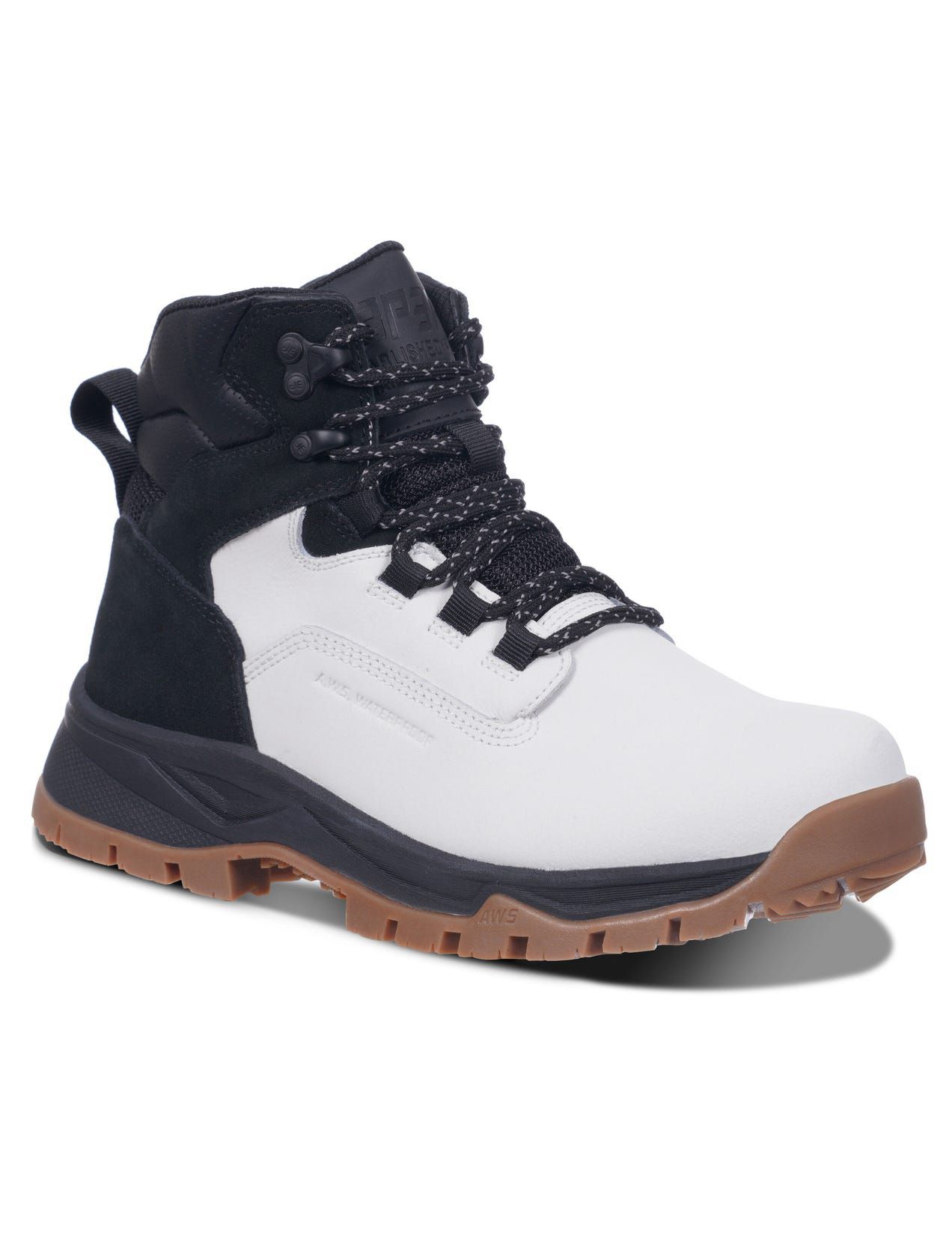 White / Black Women Icepeak Anabar Mid-cut Hiking Boots | USA-FQP209341