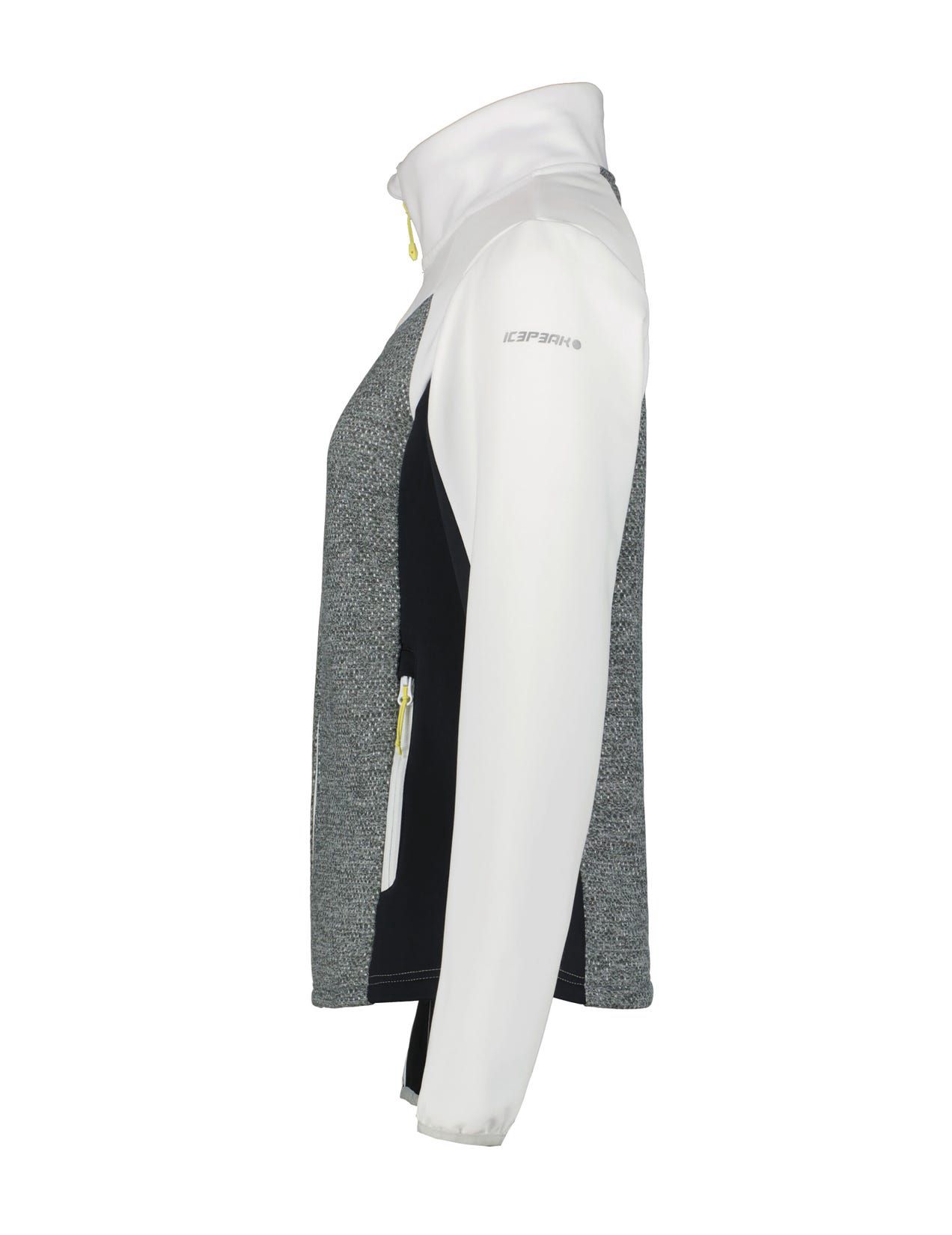 White / Grey Women Icepeak Ballwin Midlayer Jacket | USA-ZRP561932