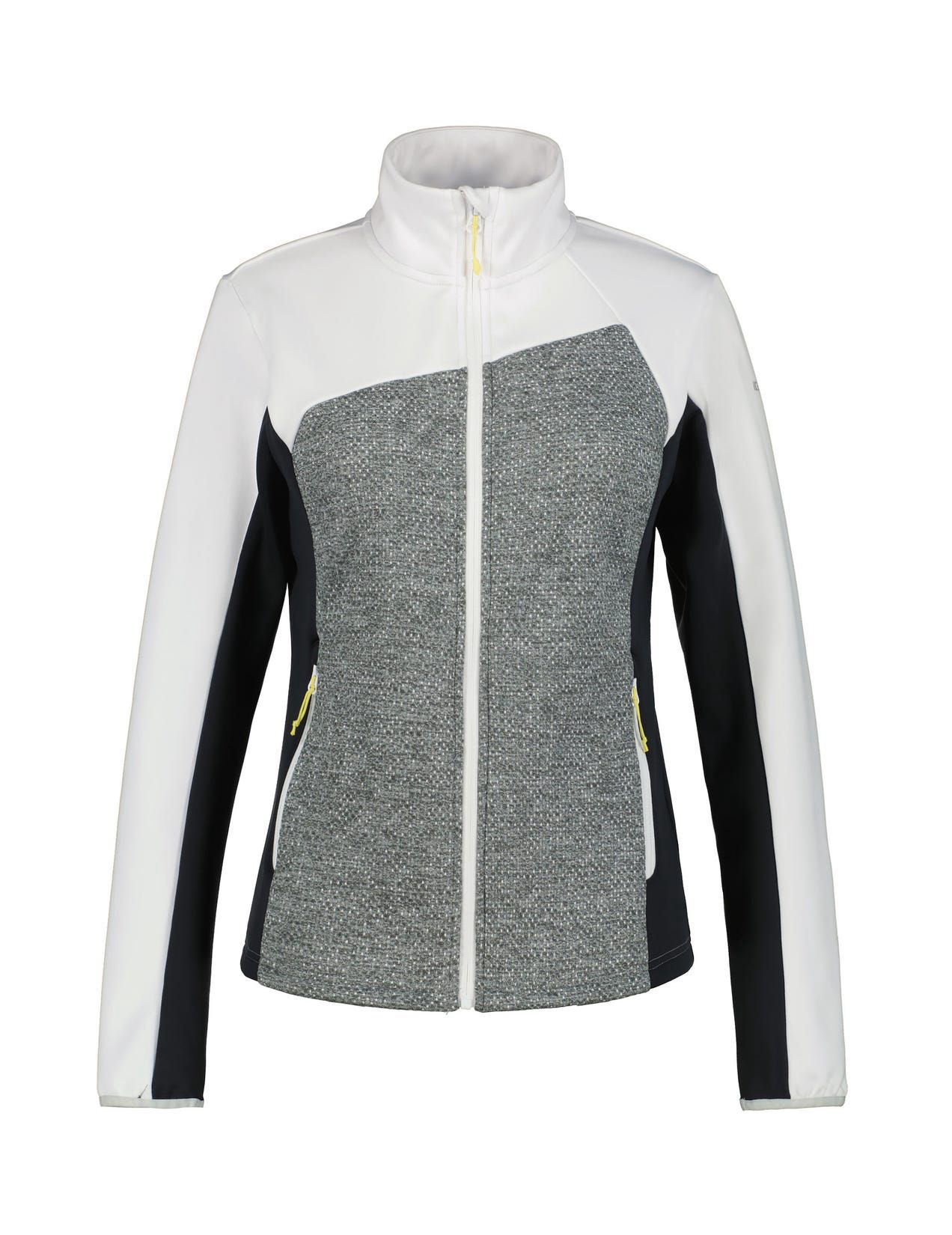 White / Grey Women Icepeak Ballwin Midlayer Jacket | USA-ZRP561932