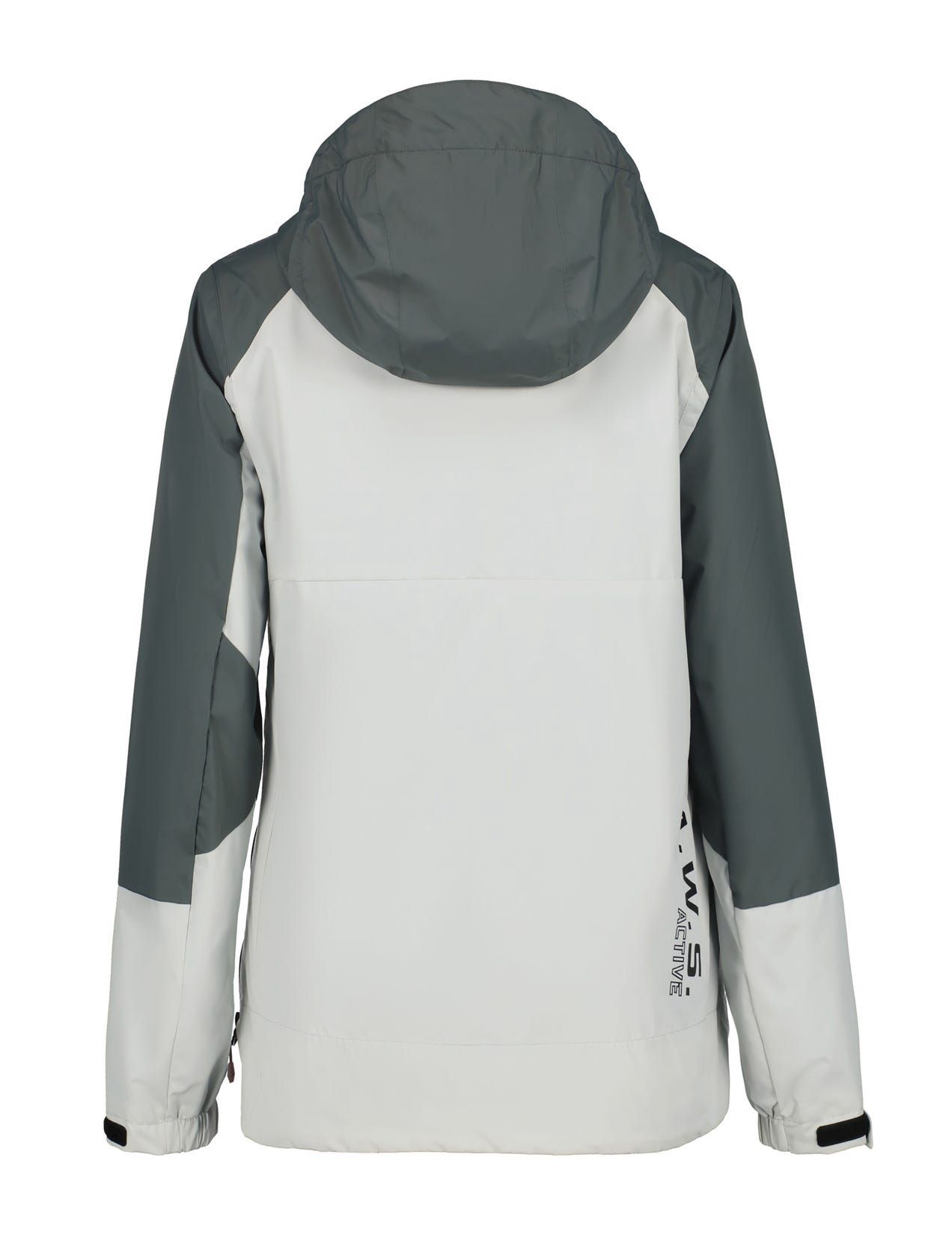 White / Grey Women Icepeak Bingen Anorak Jacket | USA-LON915280