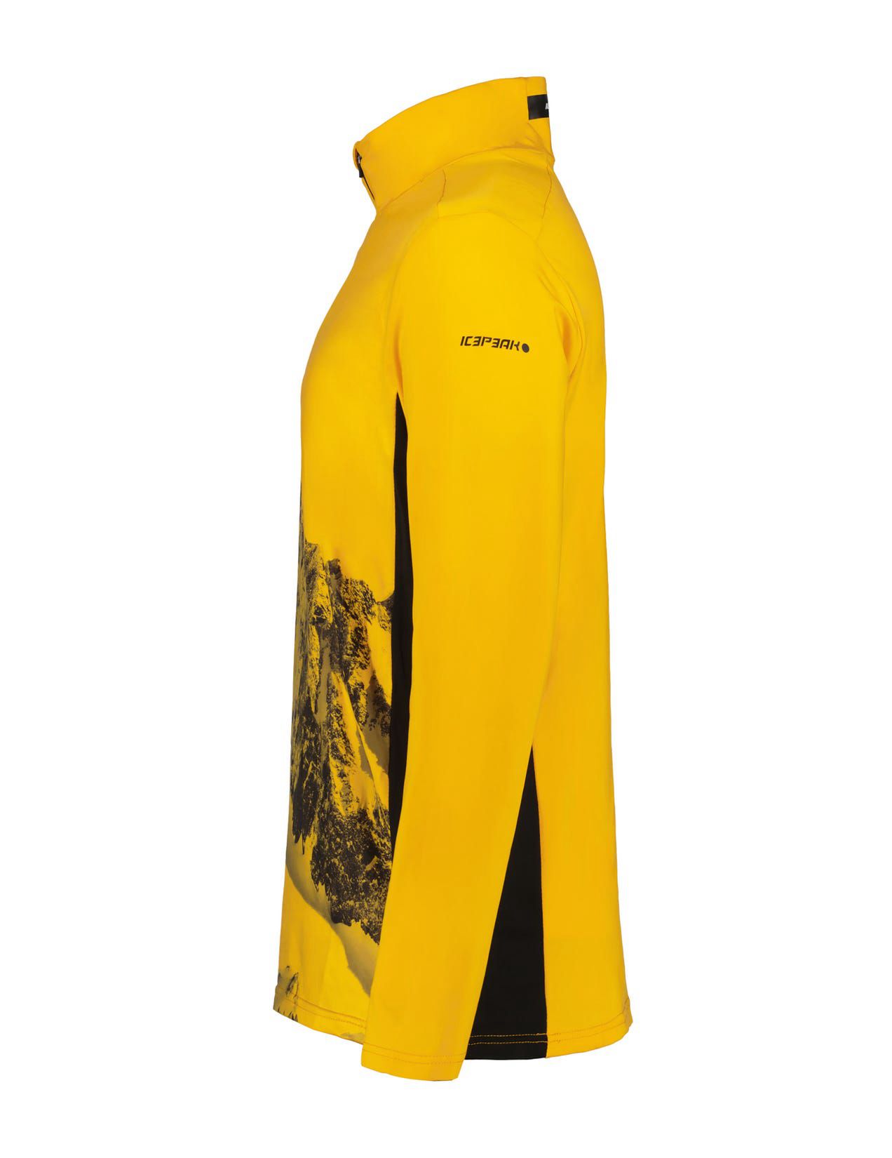 Yellow Men Icepeak Fennville Shirts | USA-VYT479238