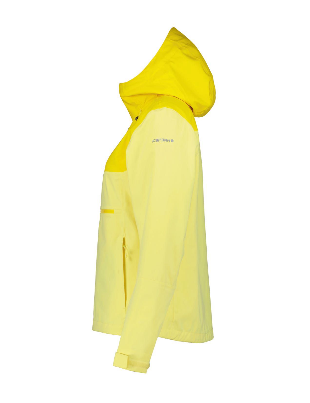 Yellow Women Icepeak Bingen Anorak Jacket | USA-QLK281937