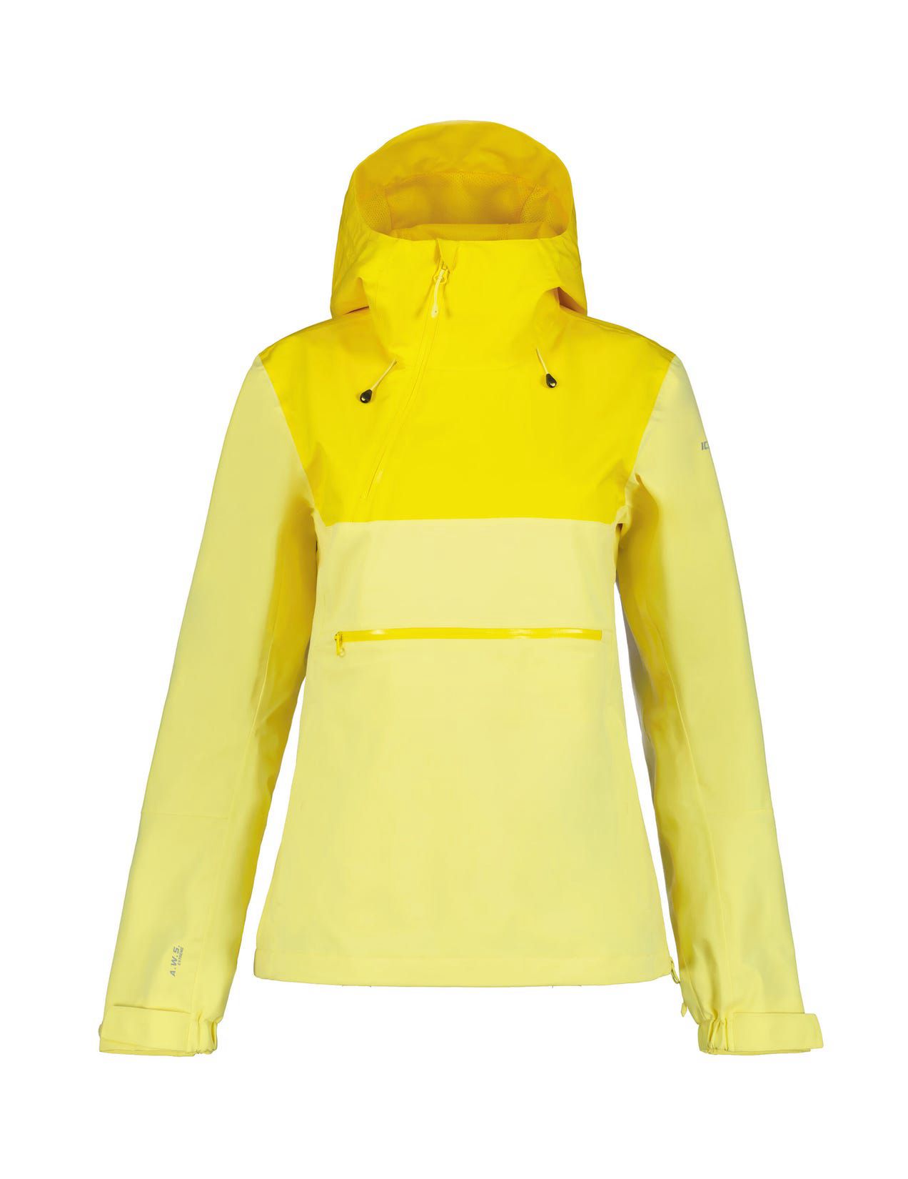 Yellow Women Icepeak Bingen Anorak Jacket | USA-QLK281937