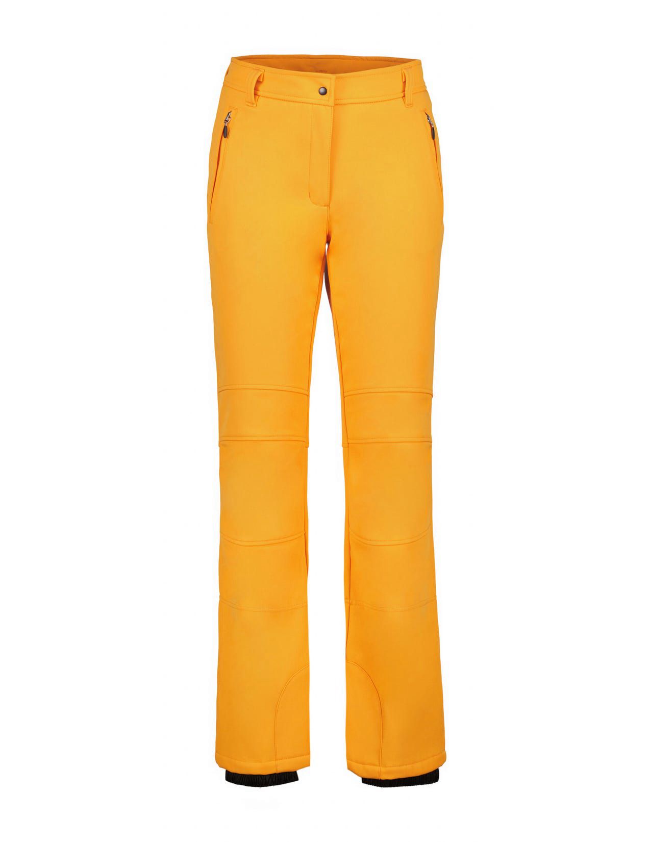 Yellow Women Icepeak Entiat Slim-fit Softshell Ski Pants | USA-LUG241087