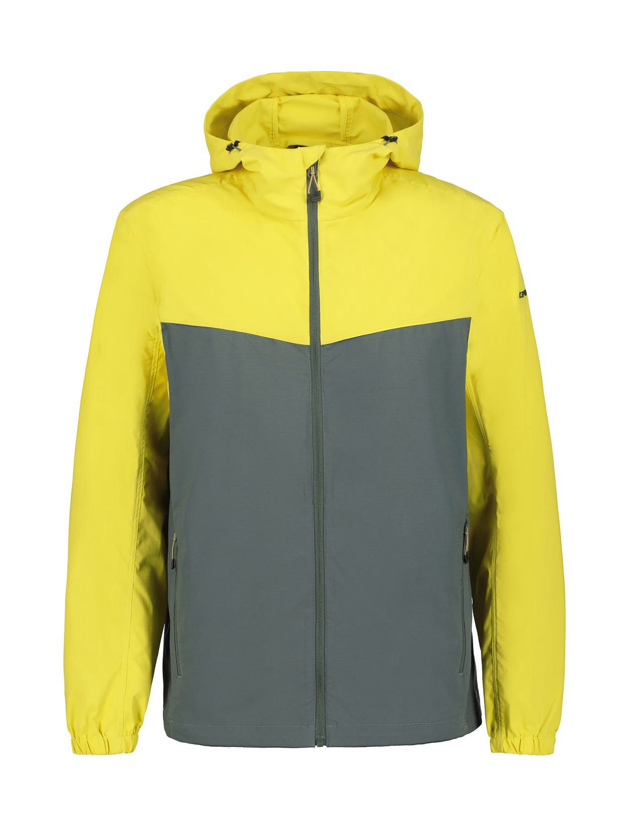 Yellow / Grey Men Icepeak Millbrook Jacket | USA-NQZ218065