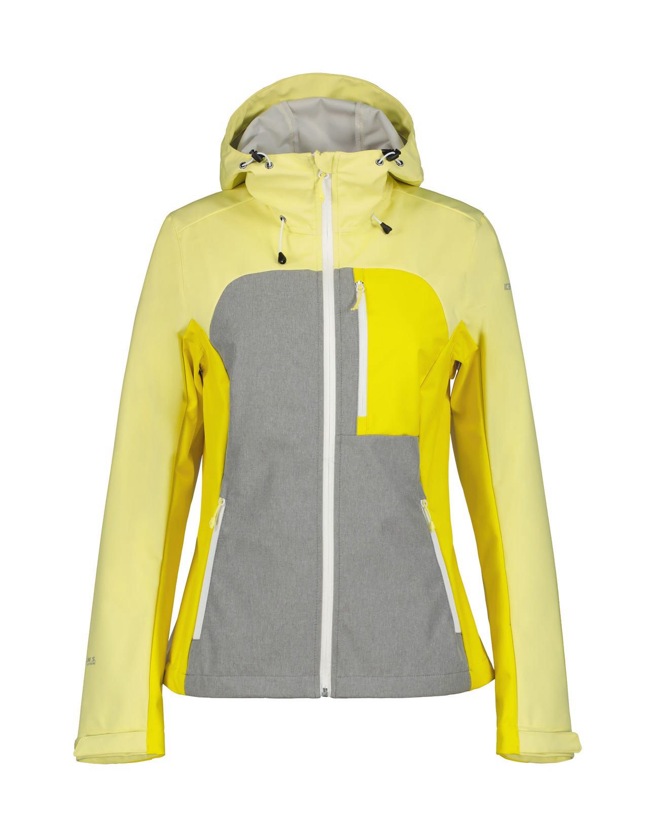 Yellow / Grey Women Icepeak Broadus Lightweight Softshell Jacket | USA-KMP062145